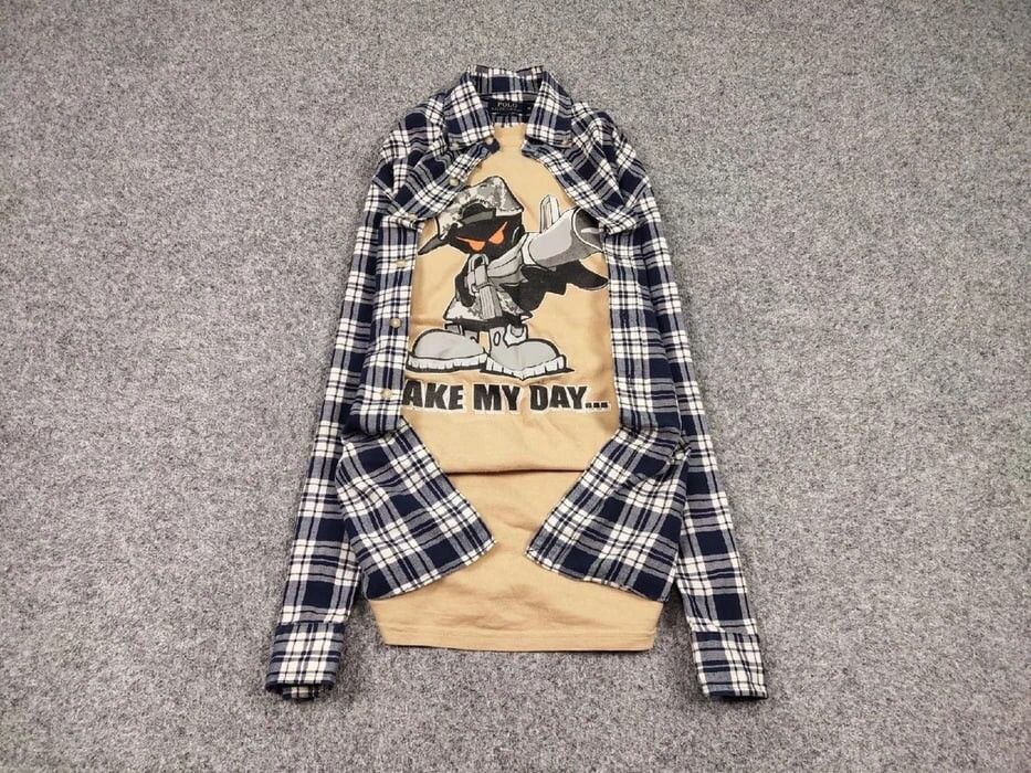 Flannel Vintage Ralph Lauren Flannel Shirt Travis Scott Style Size US M / EU 48-50 / 2 - 2 Thumbnail