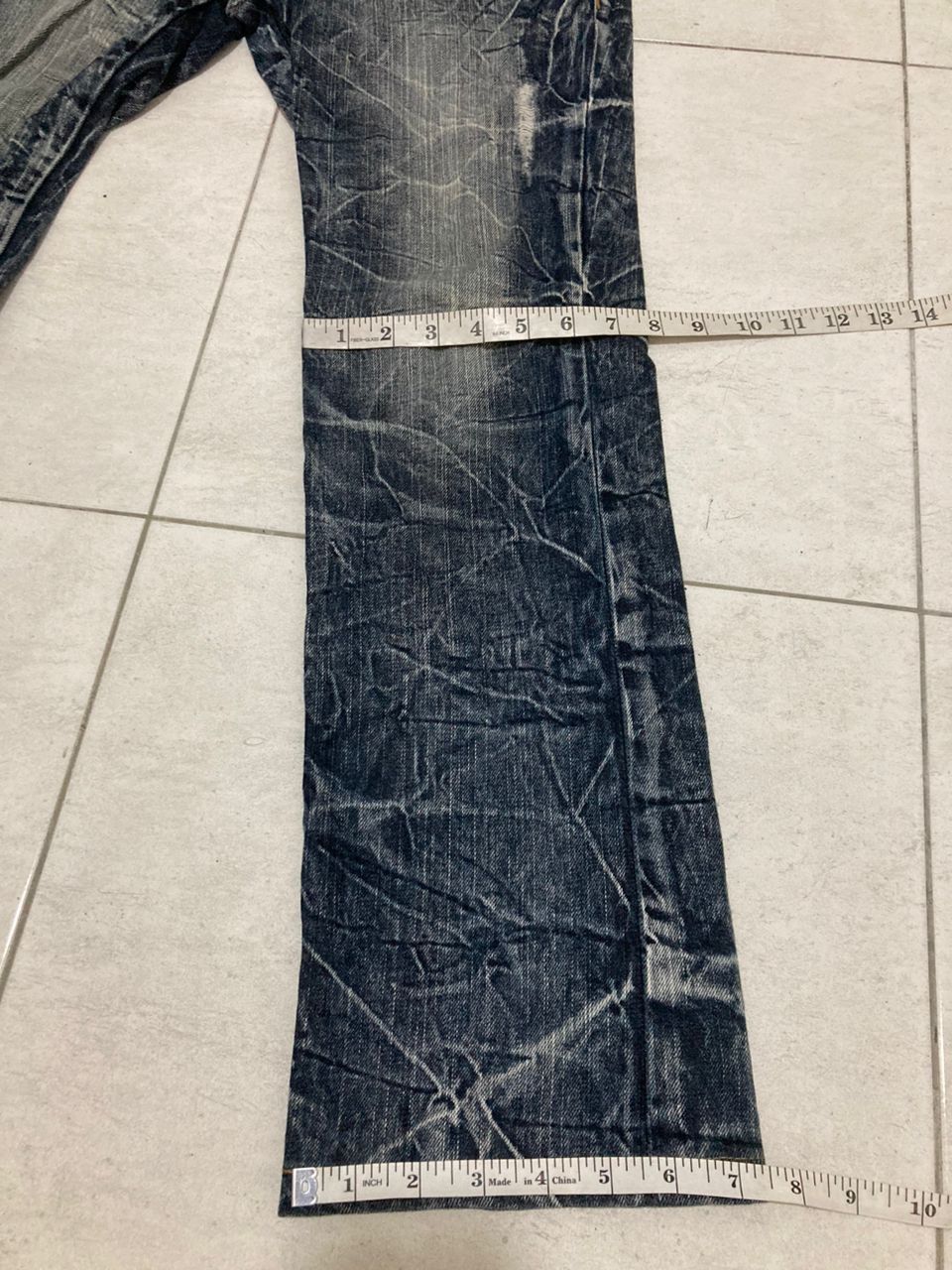 Hysteric Glamour × Japanese Brand RARE Skulls Double Waist Blow By Blue Distress Denim Size US 29 - 7 Thumbnail