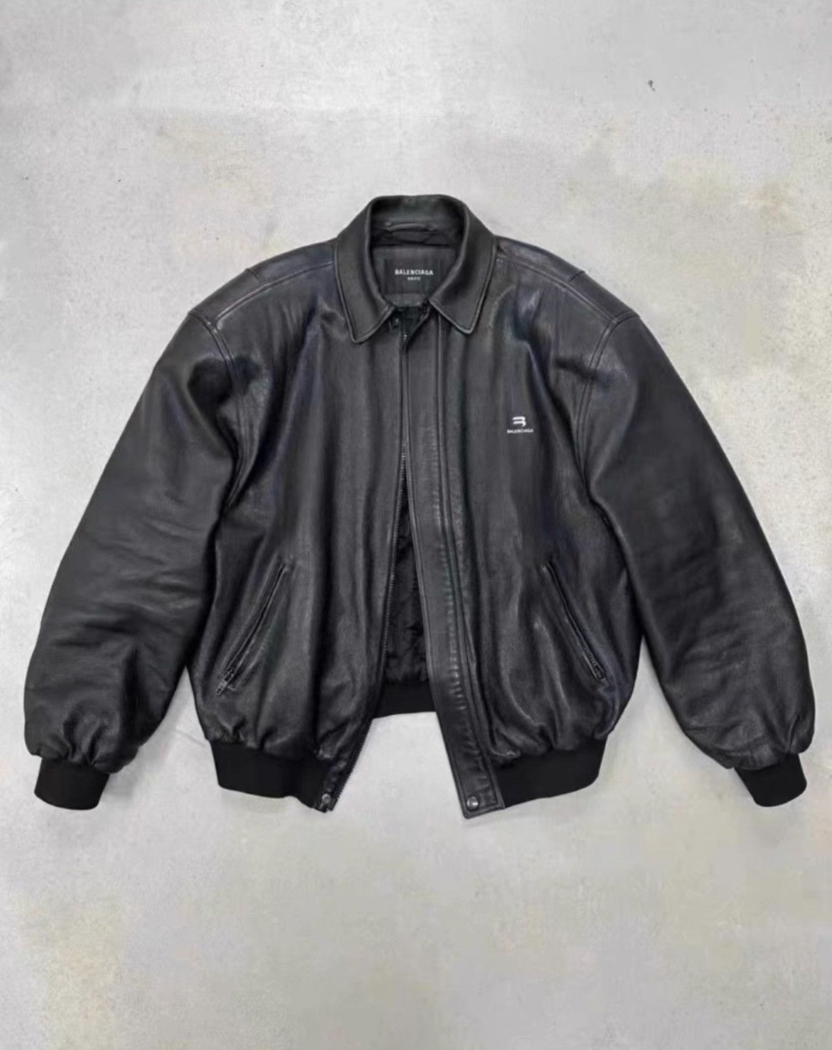 Balenciaga Balenciaga Taxi Leather Jacket Kanye West | Grailed