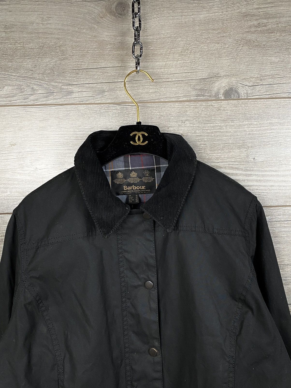 👩🏿‍🦳 Barbour waxed parka women’s waterproof vintage