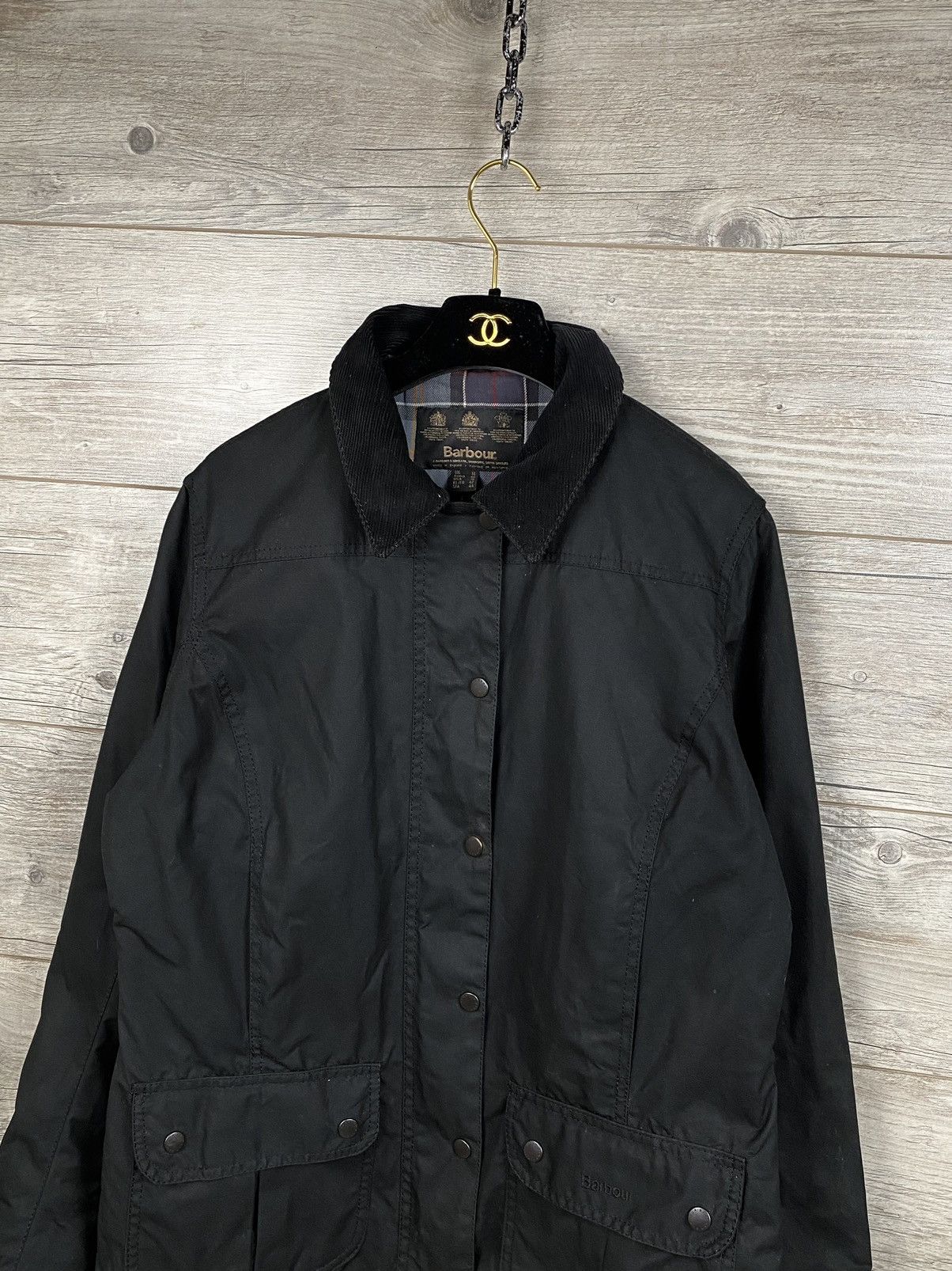 👩🏿‍🦳 Barbour waxed parka women’s waterproof vintage