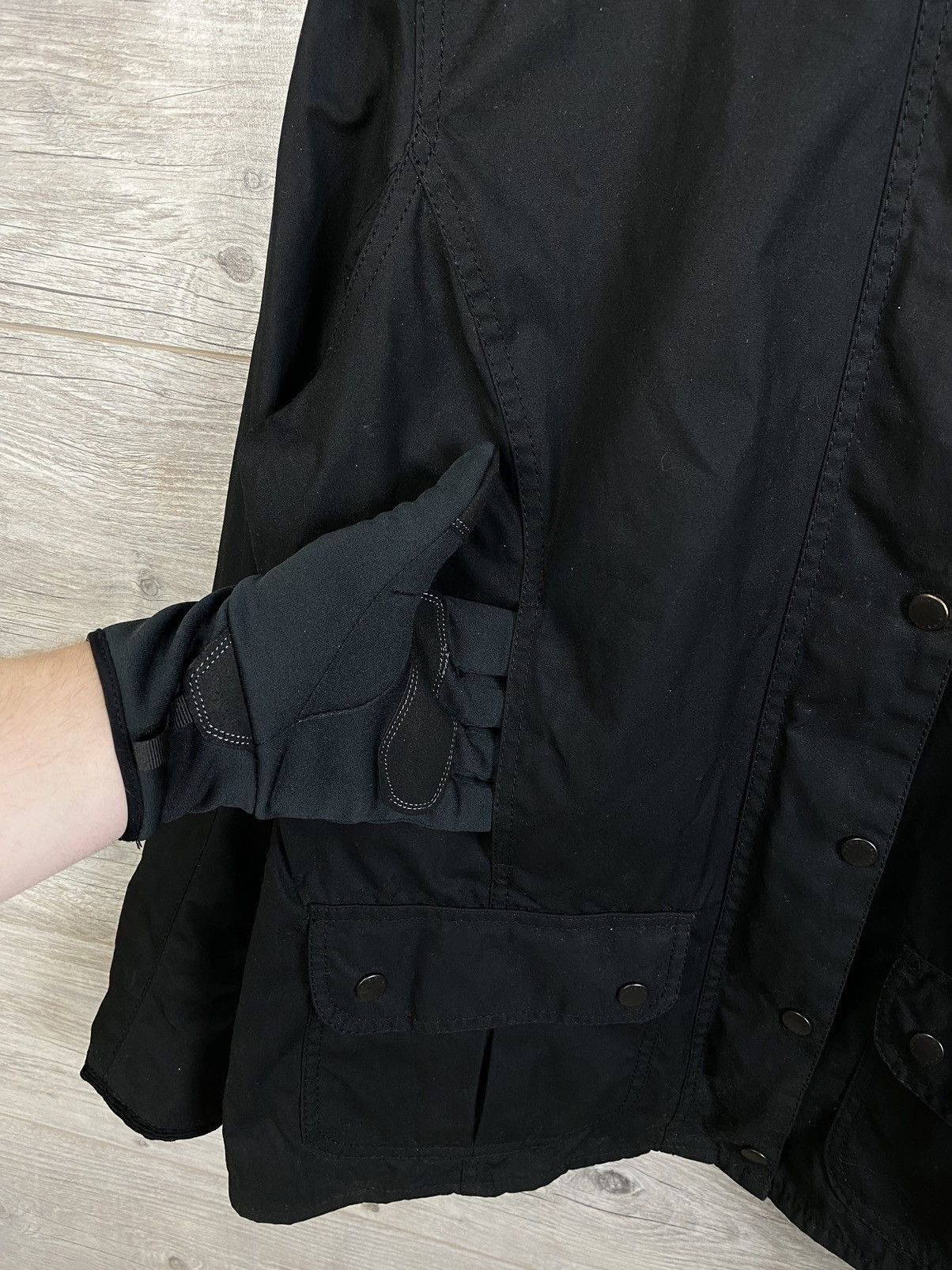 👩🏿‍🦳 Barbour waxed parka women’s waterproof vintage