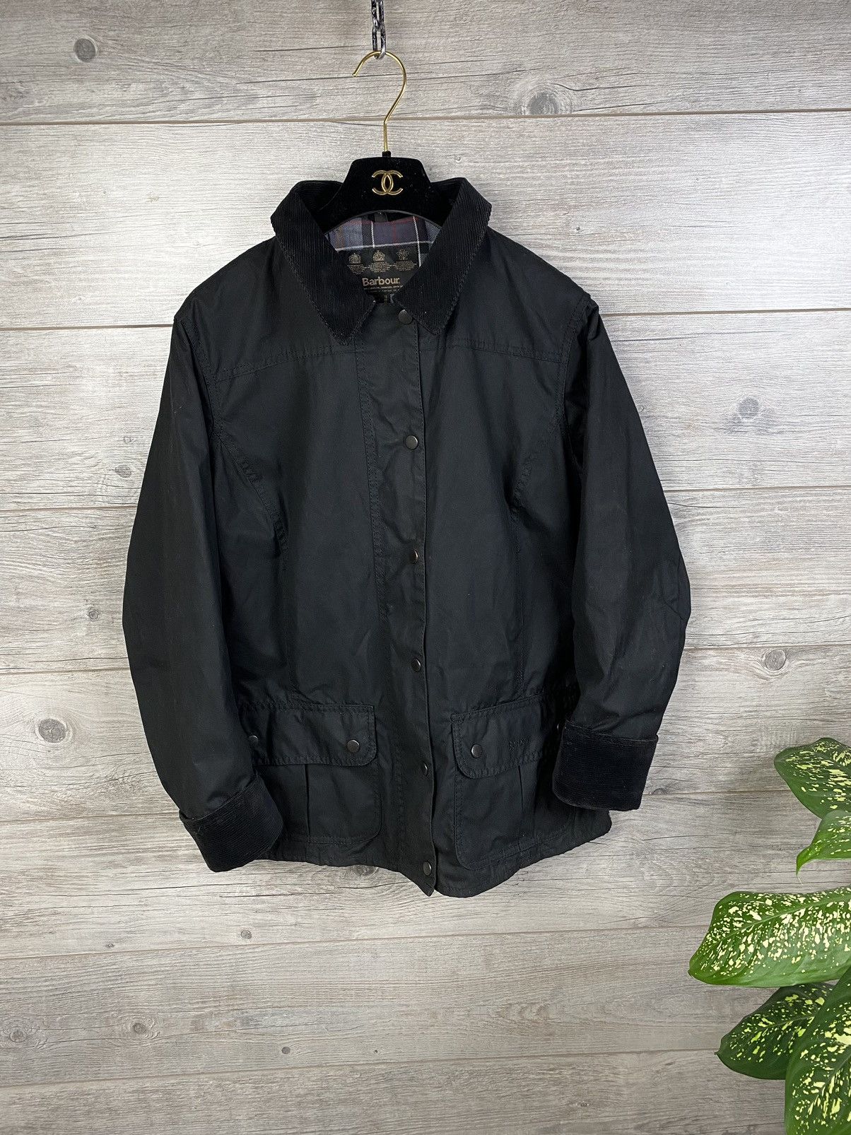 👩🏿‍🦳 Barbour waxed parka women’s waterproof vintage