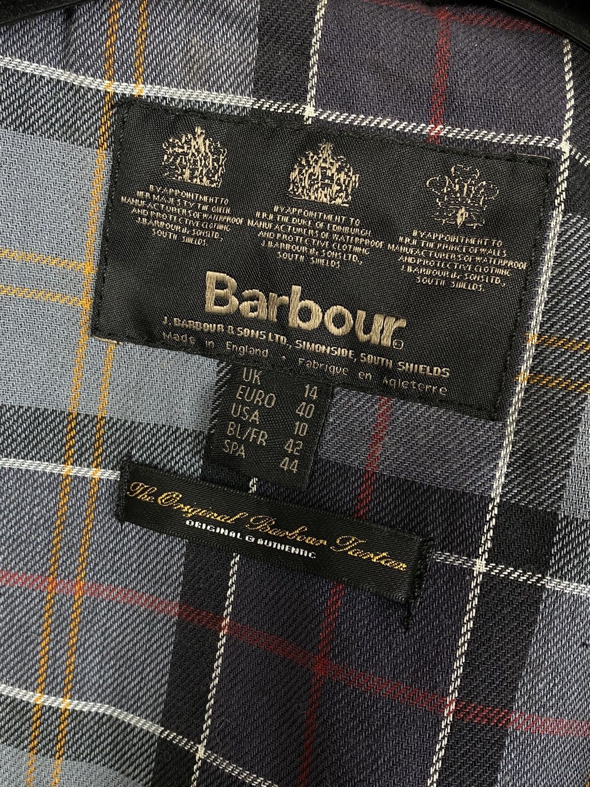 👩🏿‍🦳 Barbour waxed parka women’s waterproof vintage