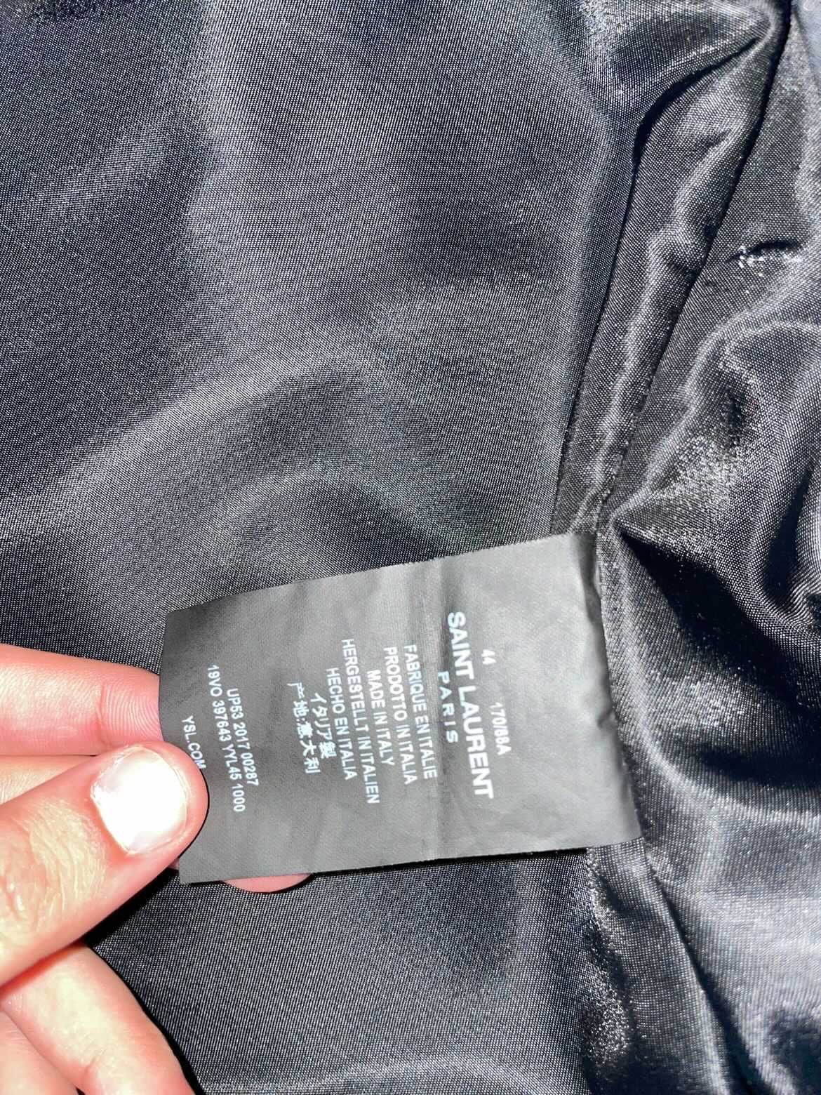 Saint Laurent Paris Saint Laurent Bomber Jacket Nylon Size 44 Size US S / EU 44-46 / 1 - 4 Thumbnail