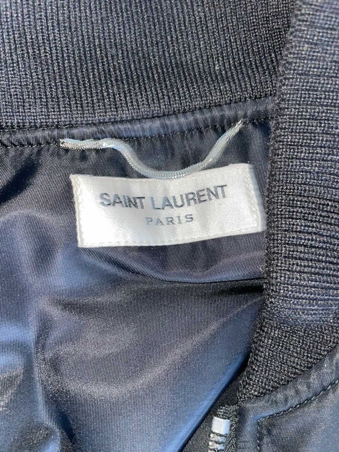 Saint Laurent Paris Saint Laurent Bomber Jacket Nylon Size 44 Size US S / EU 44-46 / 1 - 2 Thumbnail