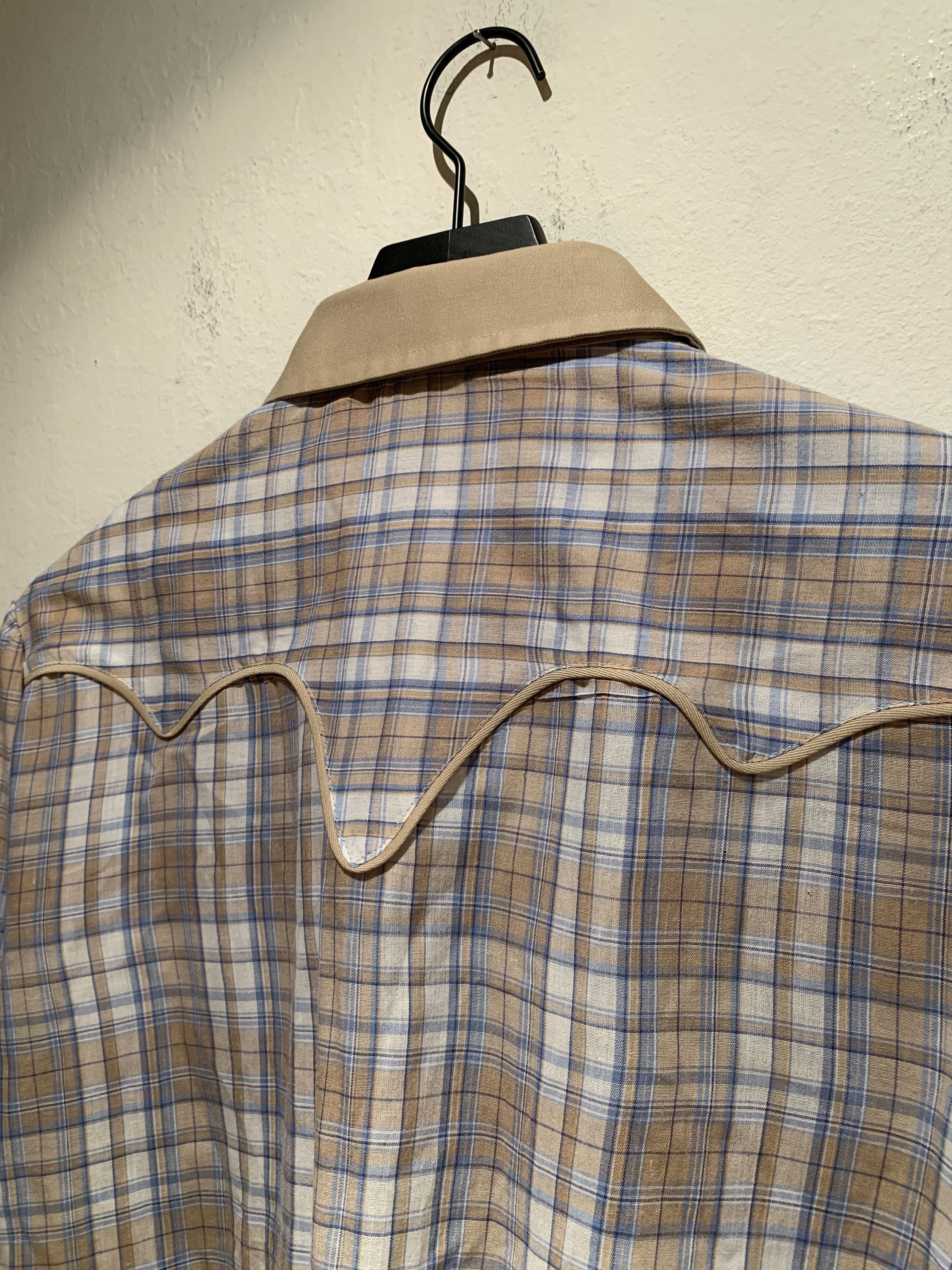 Vintage *RARE* Vintage Tem Tex USA-Made Western Plaid Button Shirt Size M / US 6-8 / IT 42-44 - 7 Thumbnail
