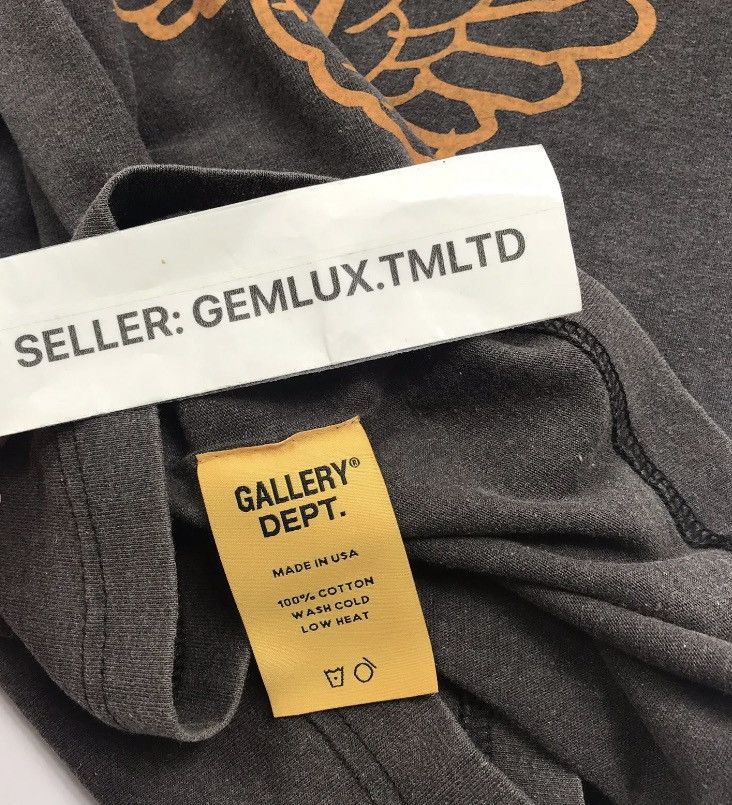 Gallery Dept. GALLERY DEPT. FLYING WINGS PRINT WASHED BLACK T-SHIRT Size US XS / EU 42 / 0 - 8 Thumbnail