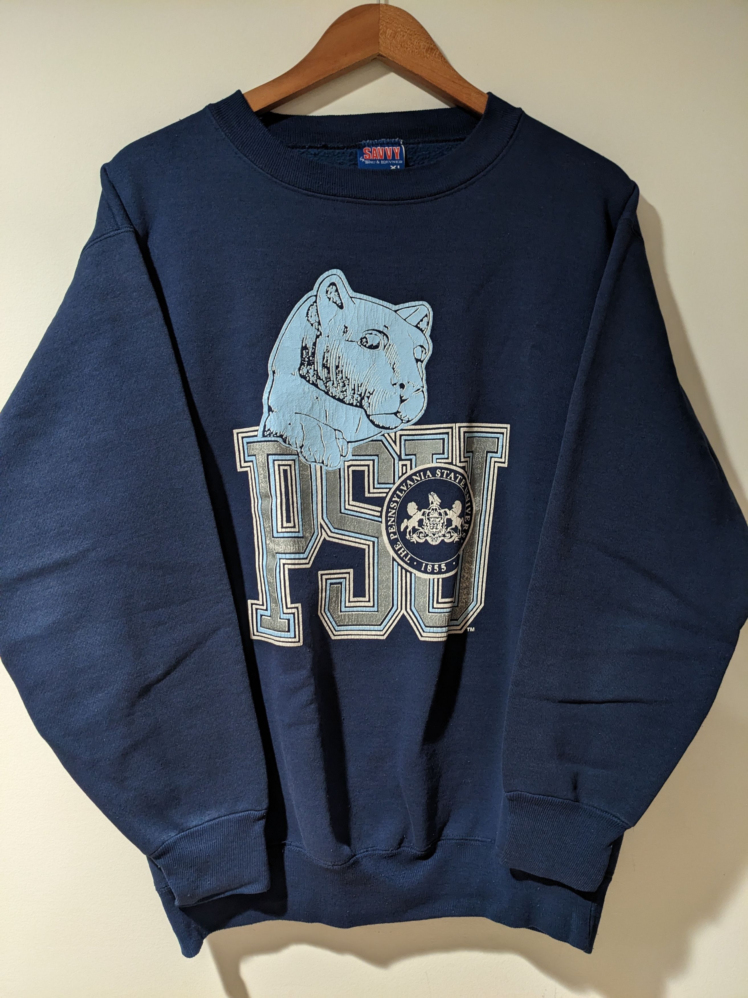 Vintage Penn State University College Football Crewneck