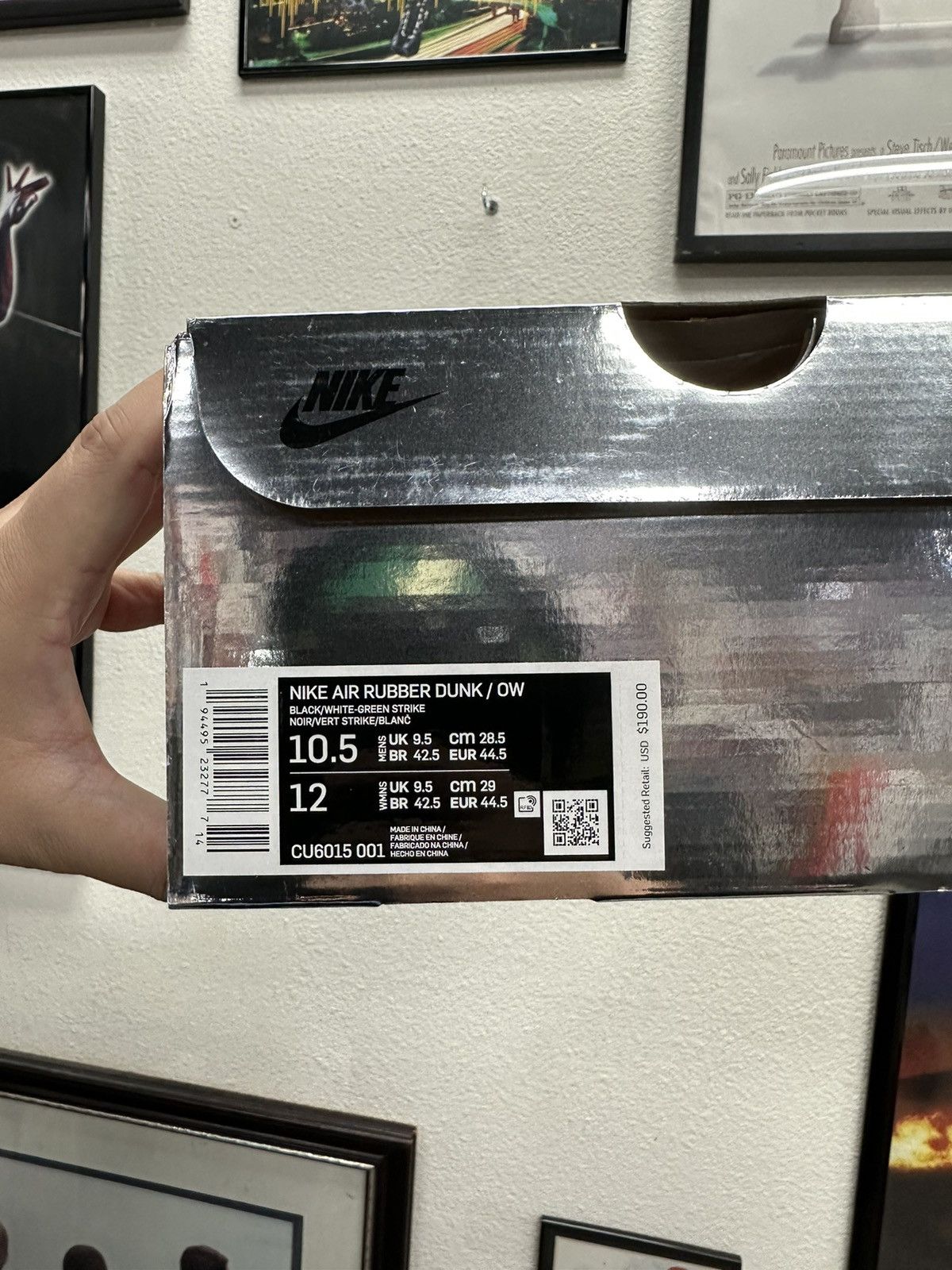 Nike × Off-White Nike x OFF-White Rubber Dunk Size US 10.5 / EU 43-44 - 7 Thumbnail