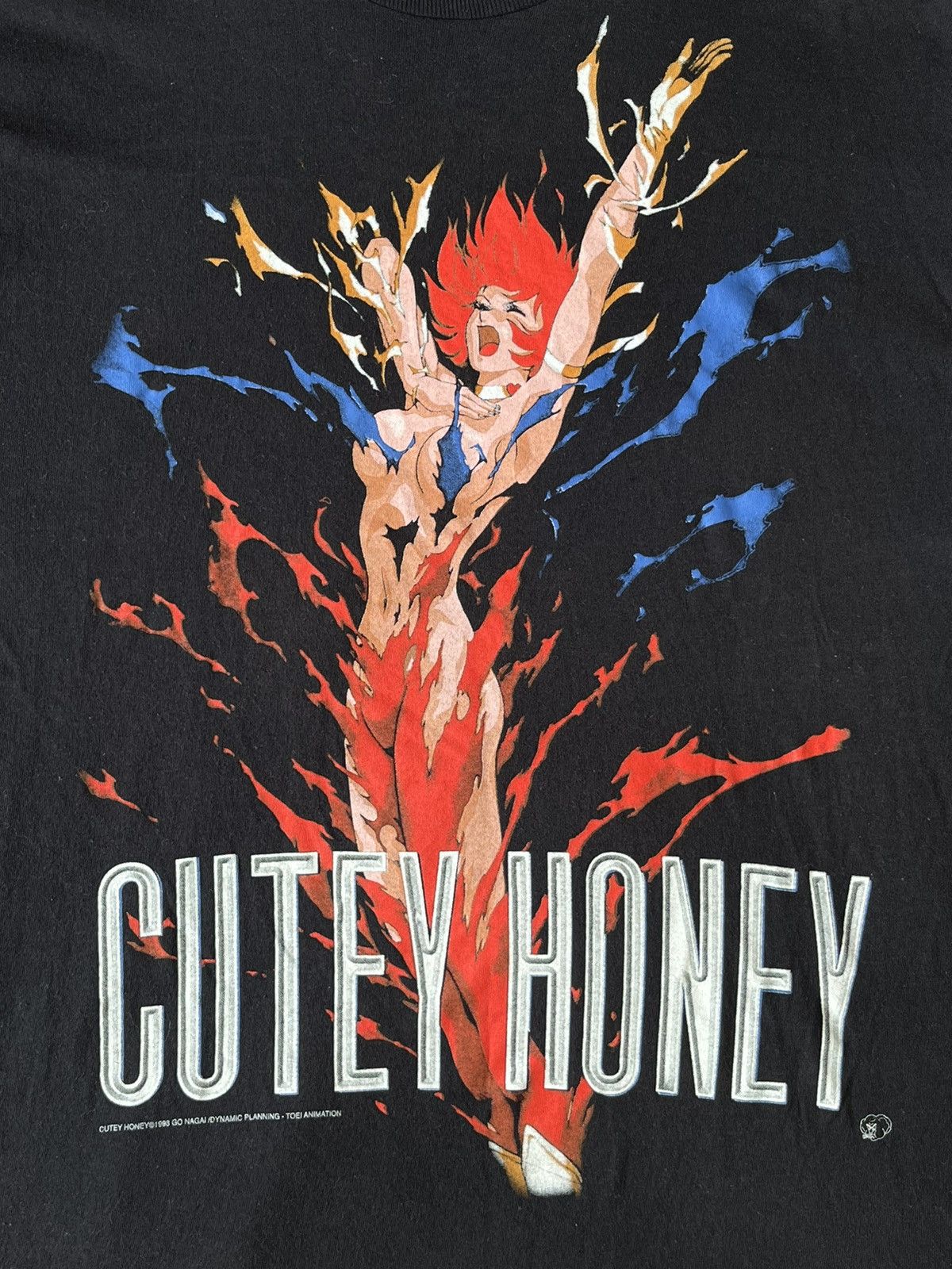 Anima × Vintage Single Stitch 1998 Cutey Honey Anime Manga Go 