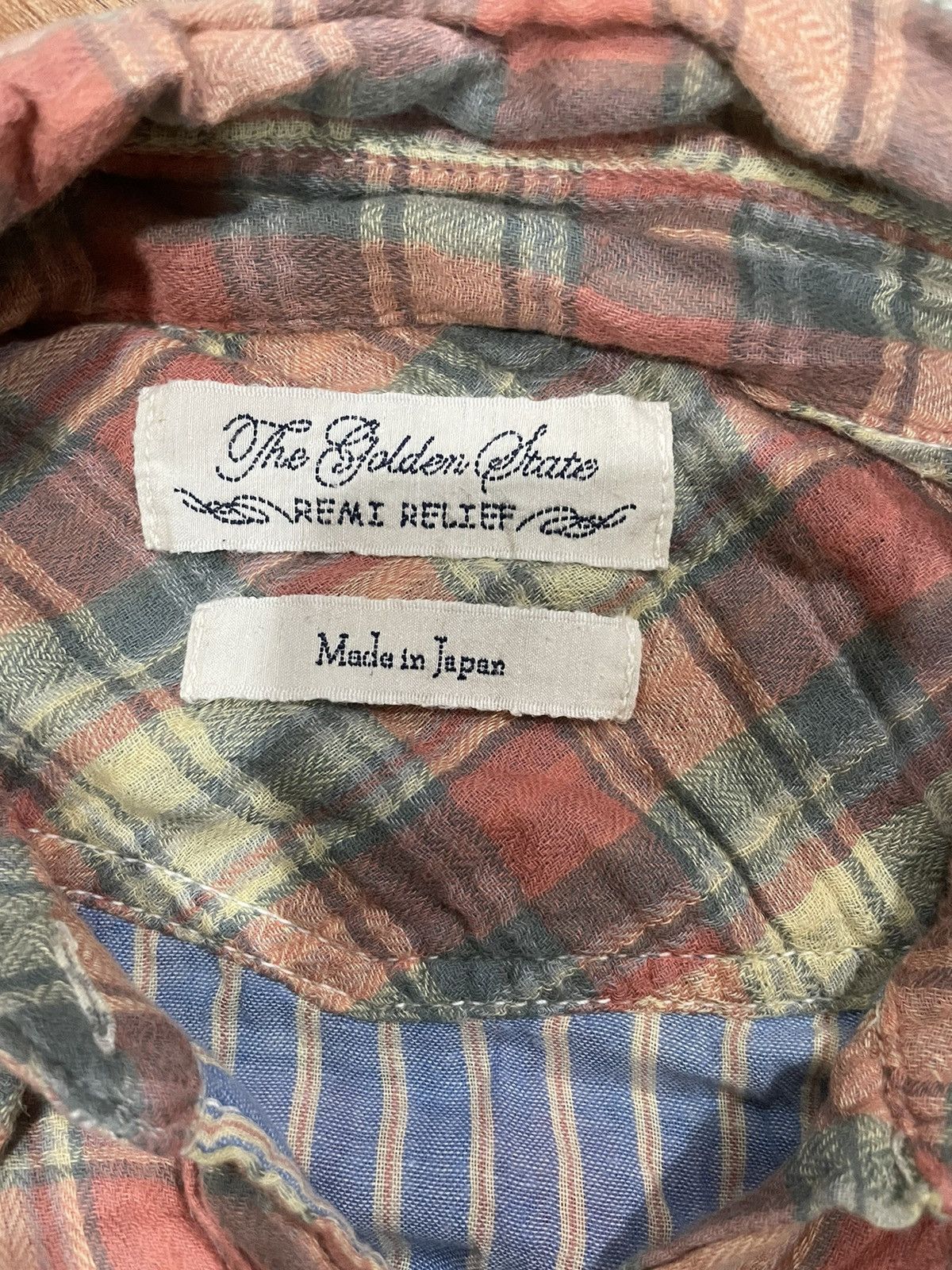 Remi Relief Remi Relief Checked Cotton shirt Size M / US 6-8 / IT 42-44 - 3 Thumbnail