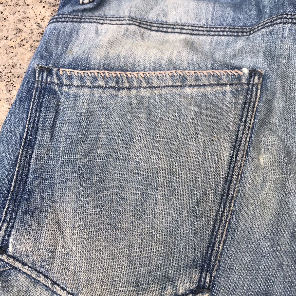 Diesel Vintage Diesel Albo Denim Distressed Blue Wash Jeans Size US 30 / EU 46 - 23 Thumbnail