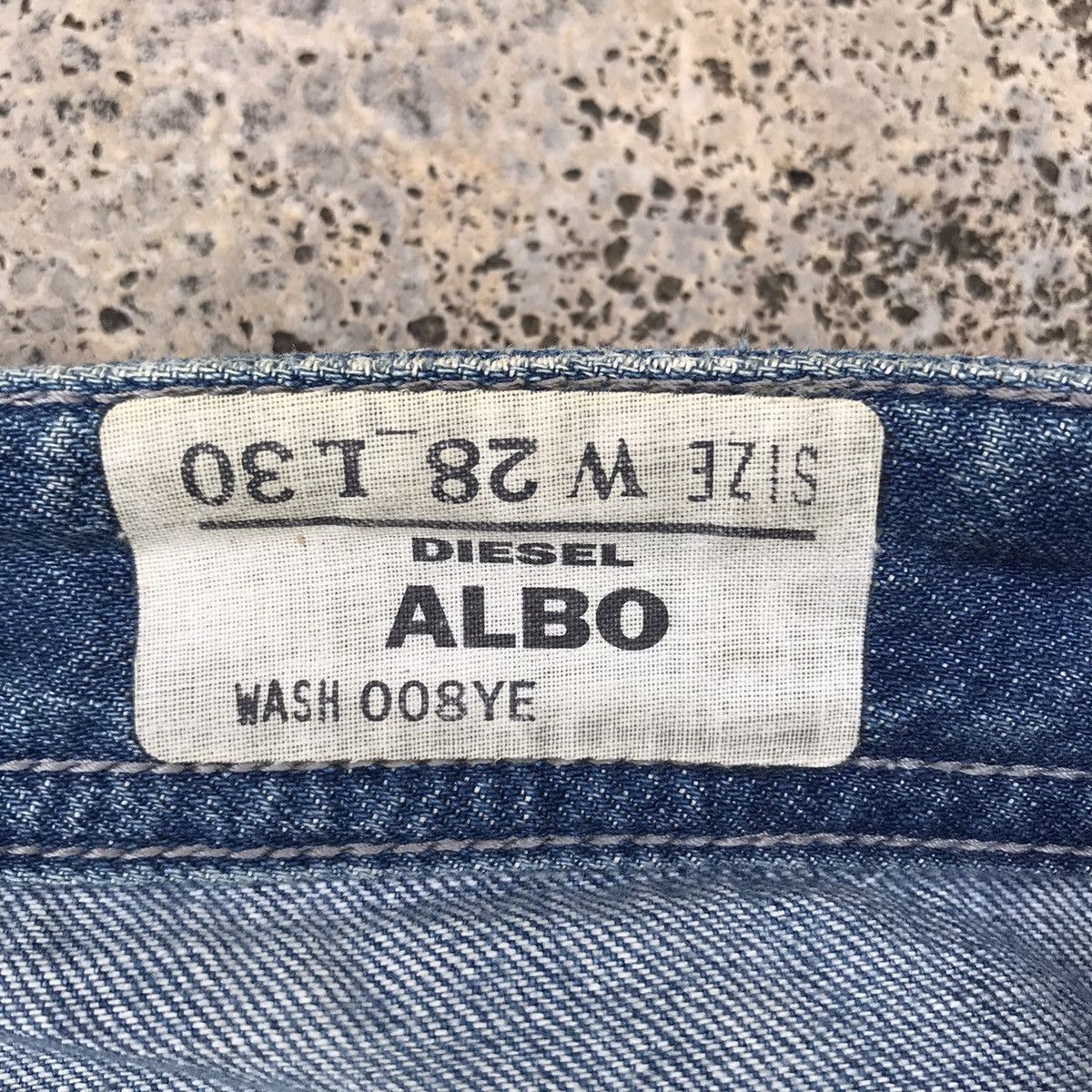 Diesel Vintage Diesel Albo Denim Distressed Blue Wash Jeans Size US 30 / EU 46 - 15 Thumbnail