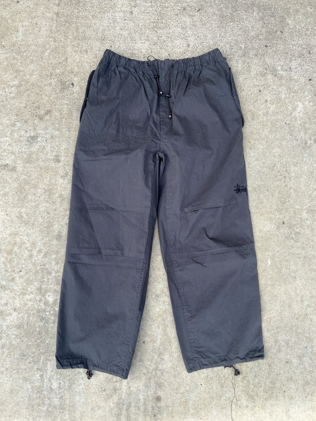 Stussy Stussy NYCO Over Trousers Washed Black | Grailed