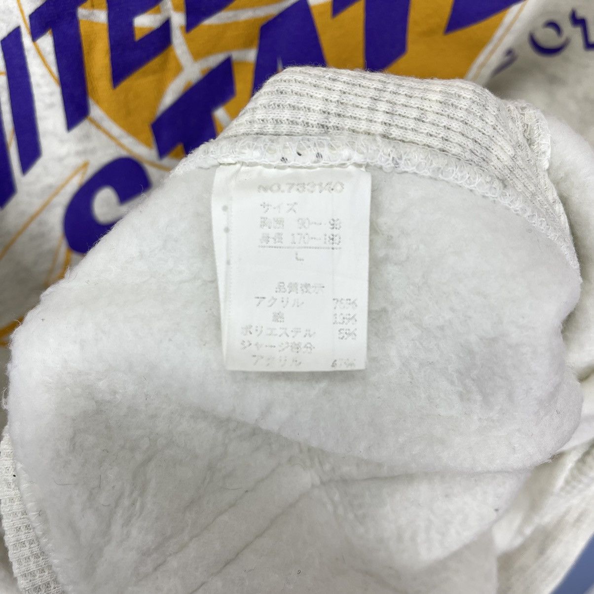 NBA 90s Vintage UNITED BASKET STATE Hoodie Pullover #1134/AN Size US M / EU 48-50 / 2 - 6 Thumbnail