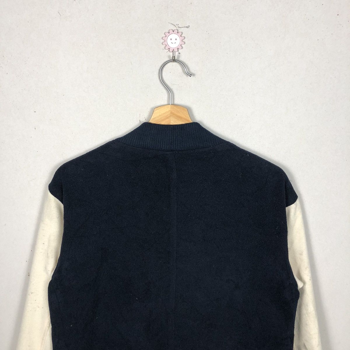 Japanese Brand Luxury Olive des Olive Wool Varsity Jacket Size US M / EU 48-50 / 2 - 5 Thumbnail