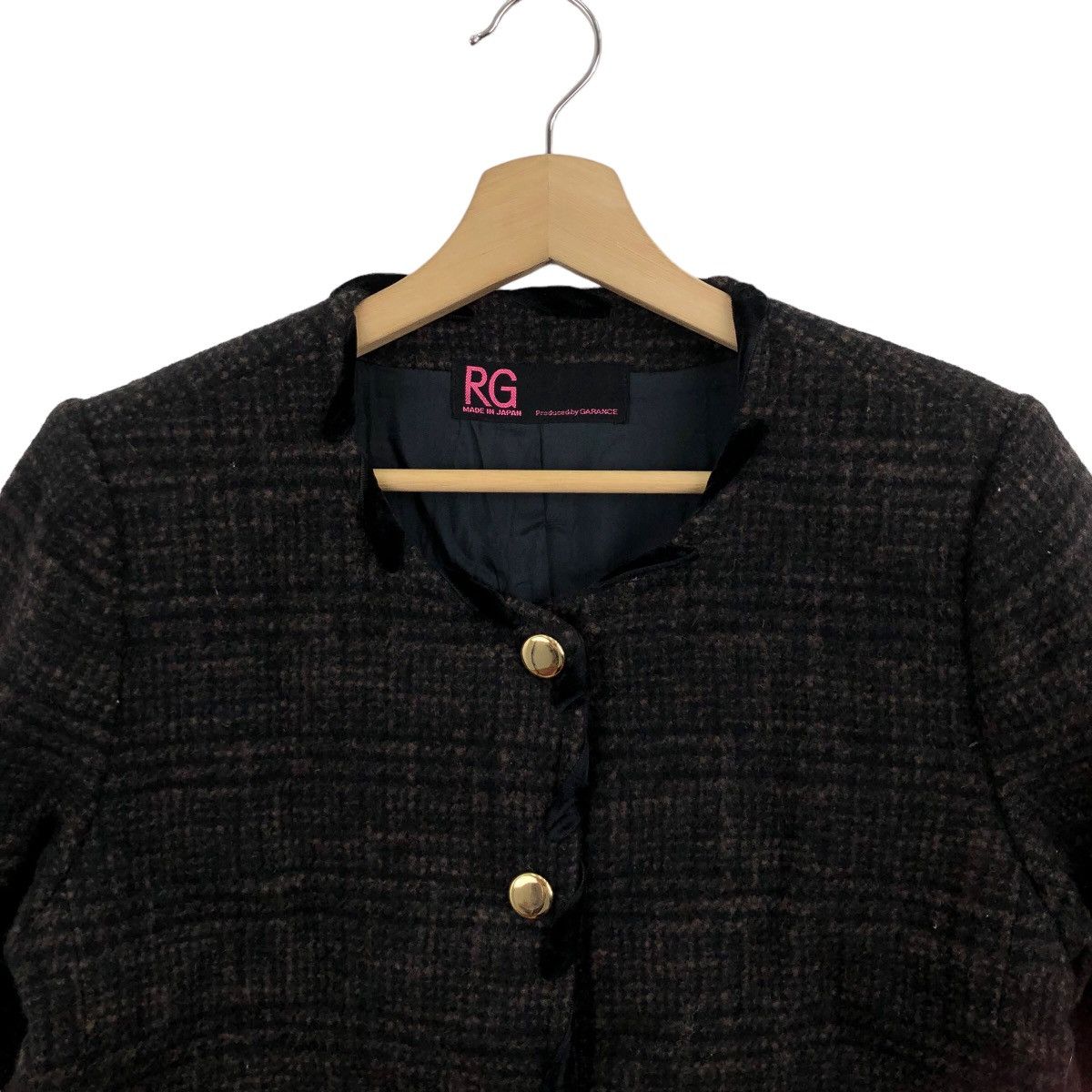 Japanese Brand Vintage RG By Garance Tweed Jacket Japanese Brand Size M / US 6-8 / IT 42-44 - 2 Thumbnail