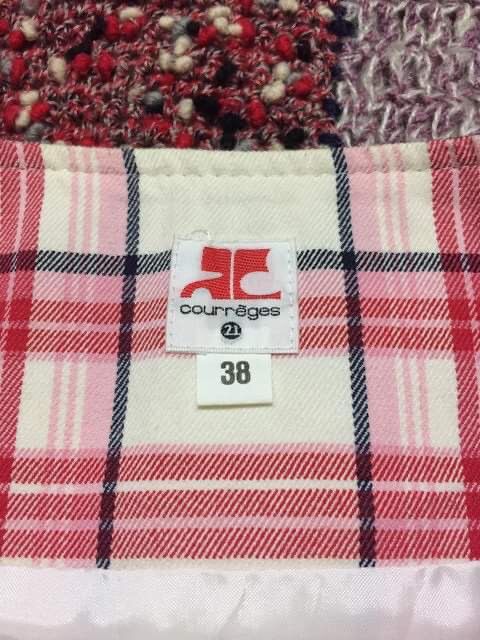 Courreges Courreges Plaid Skirt Size 25" / US 0 / IT 36 - 4 Thumbnail