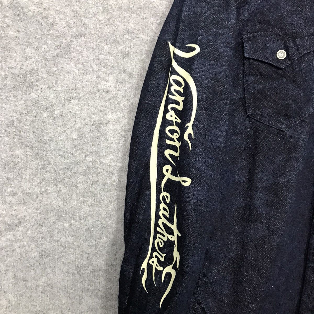 Indian Motorcycle × Vanson Leathers VANSON LEATHER EMBROIDERY ROUGH RIDERS MOTORCYCLE SHIRT Size US M / EU 48-50 / 2 - 7 Thumbnail