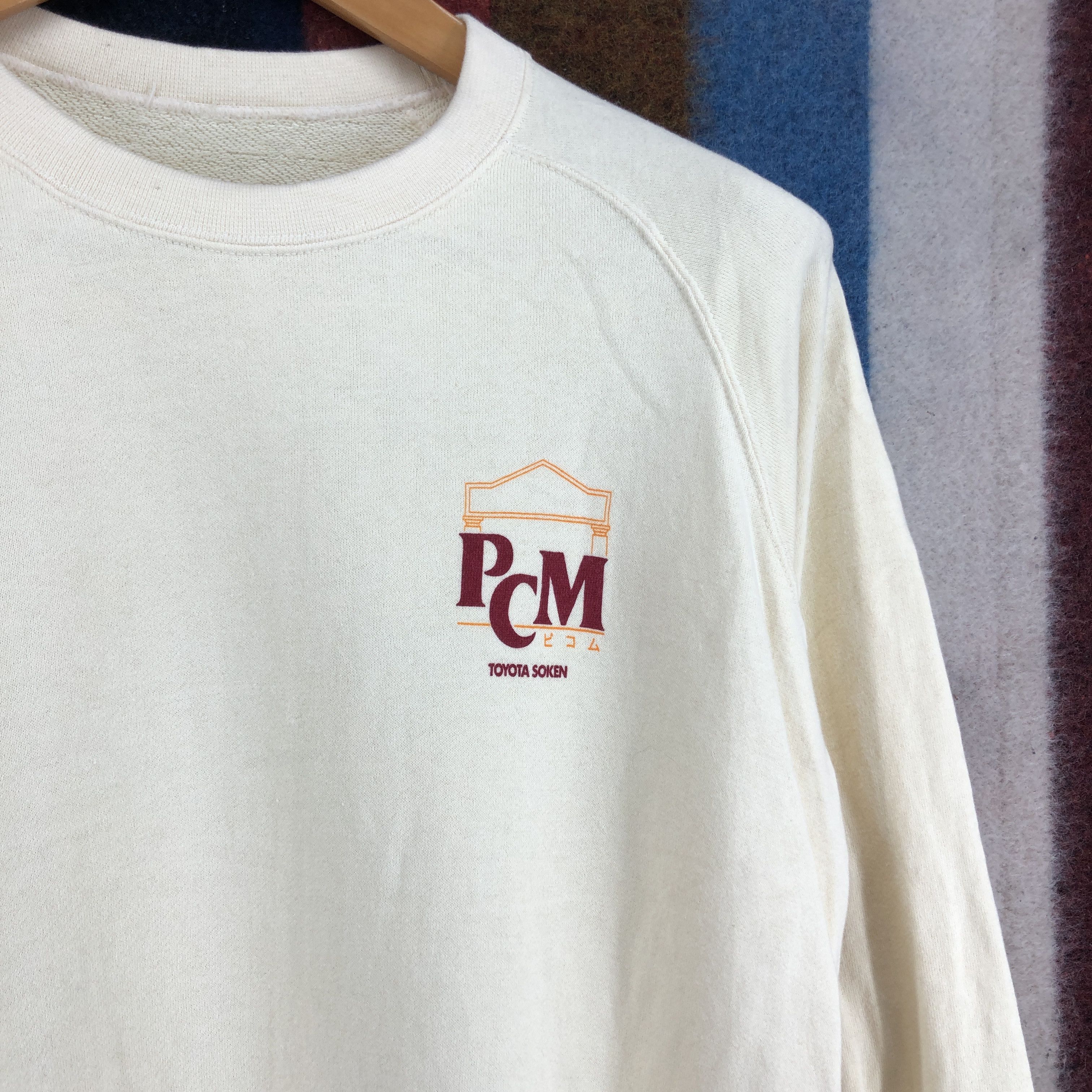 Japanese Brand 90s Vintage PCM TOYOTA SOKEN Crew Neck Sweatshirt #2800-102 Size US M / EU 48-50 / 2 - 6 Thumbnail