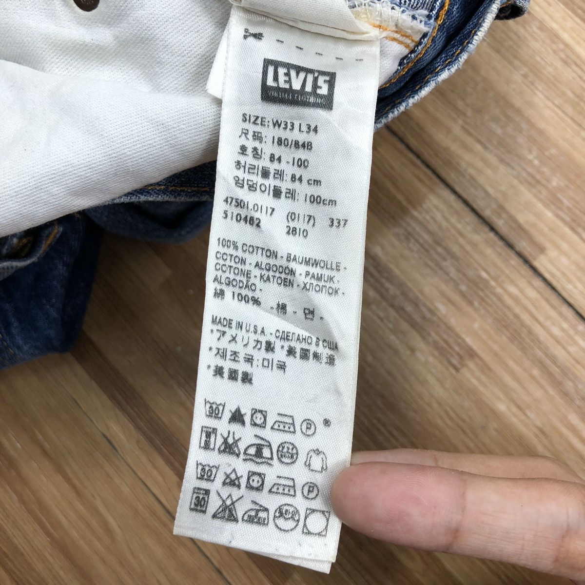 Levi's Vintage LVC LEVI’S Big E 501XX Jeans Pants Made In USA Size US 32 / EU 48 - 8 Thumbnail
