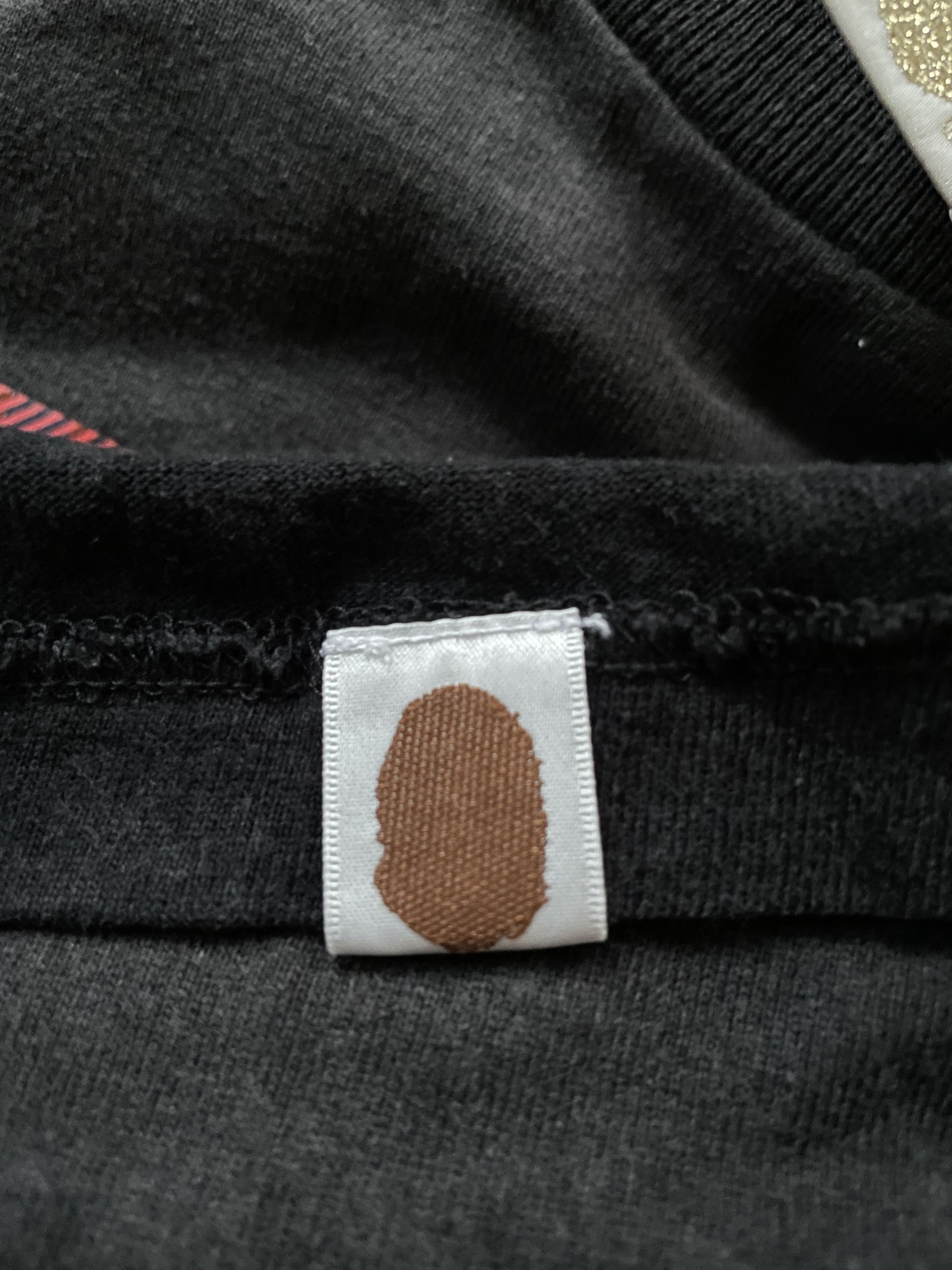 BAPE Ape Shall Never Kill Ape Tartan T-shirt Black