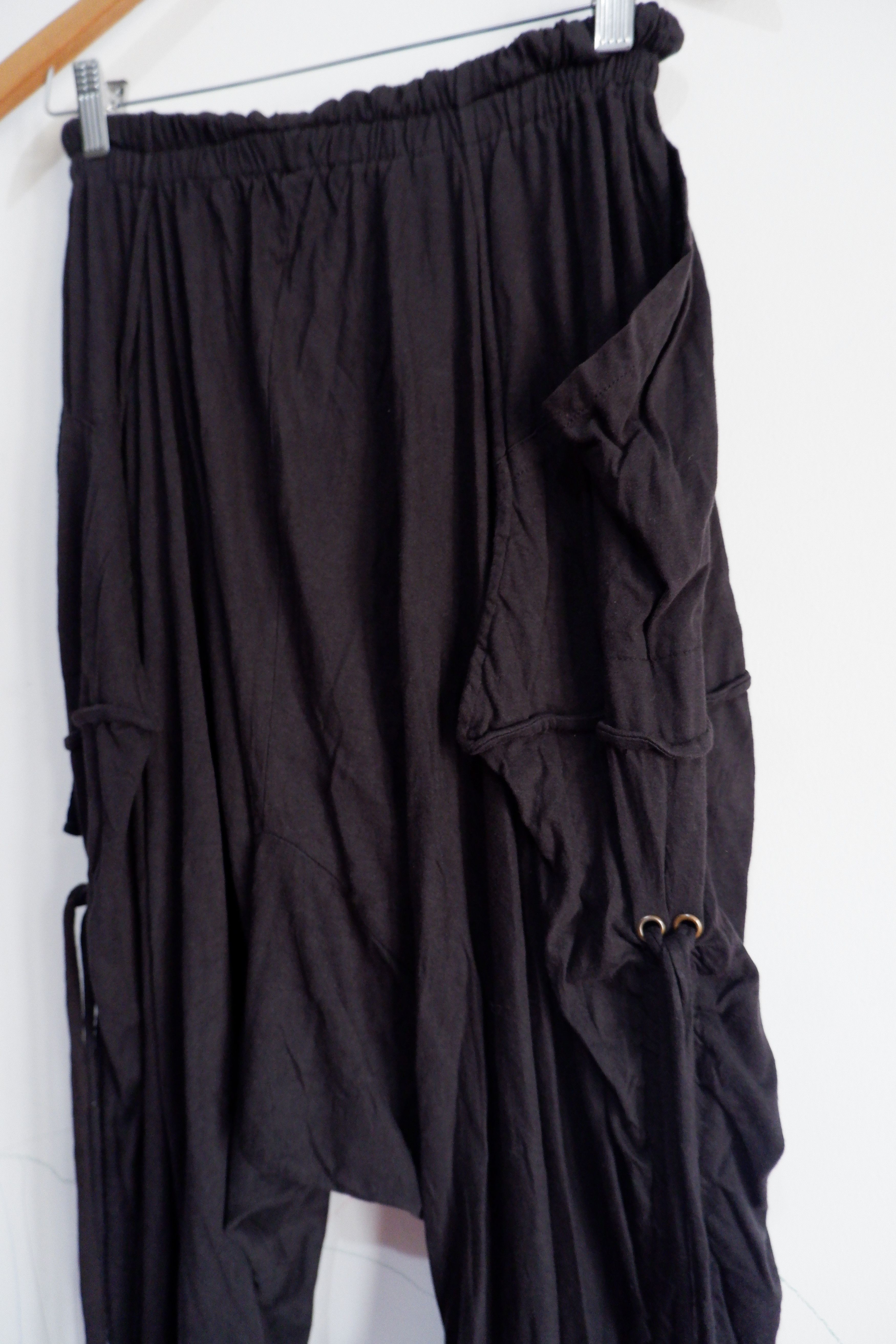 Japanese Brand Vintage Amina Drop Crotch Pants Size 26" / US 2 / IT 38 - 3 Thumbnail