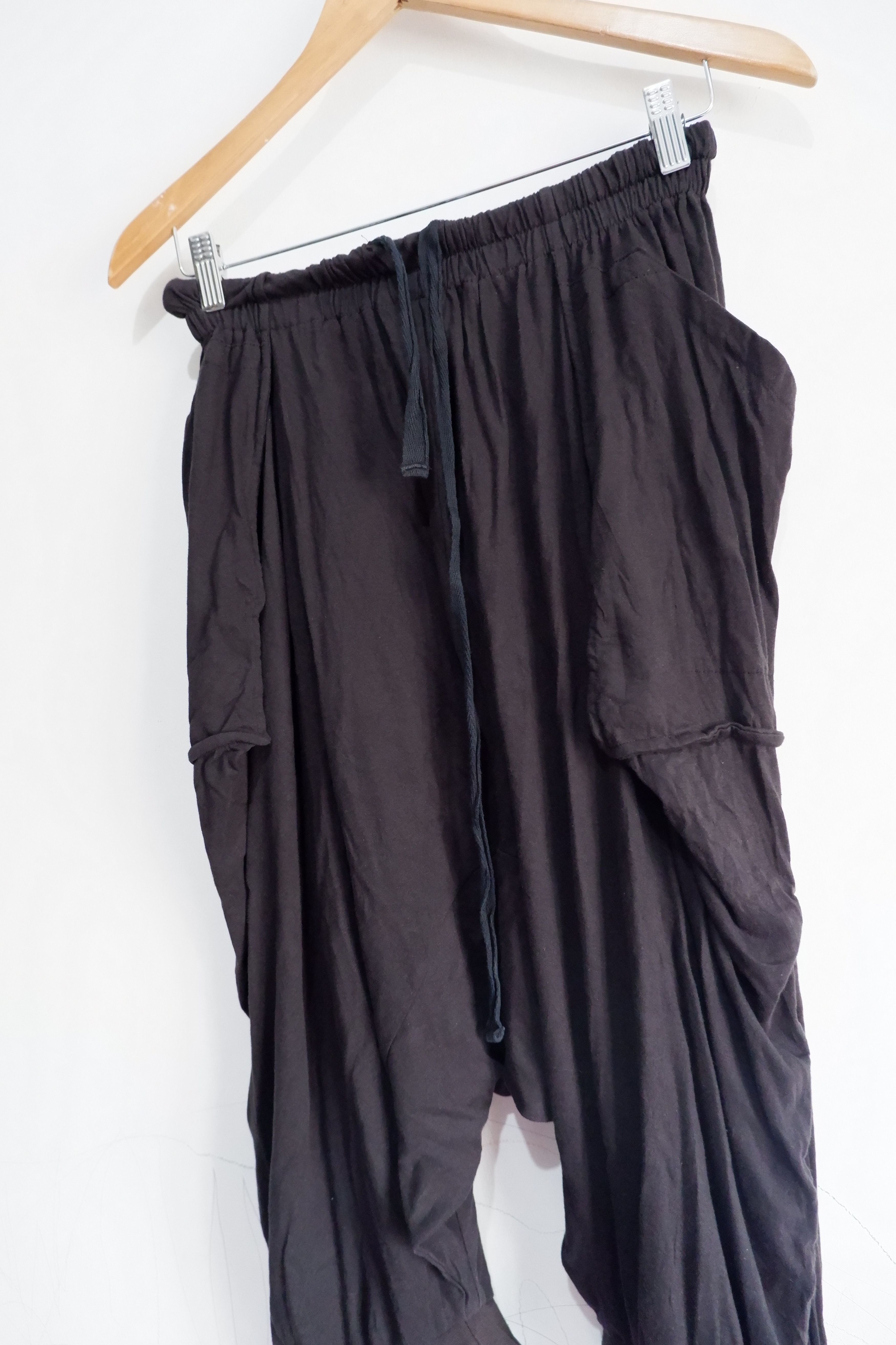 Japanese Brand Vintage Amina Drop Crotch Pants Size 26" / US 2 / IT 38 - 4 Thumbnail