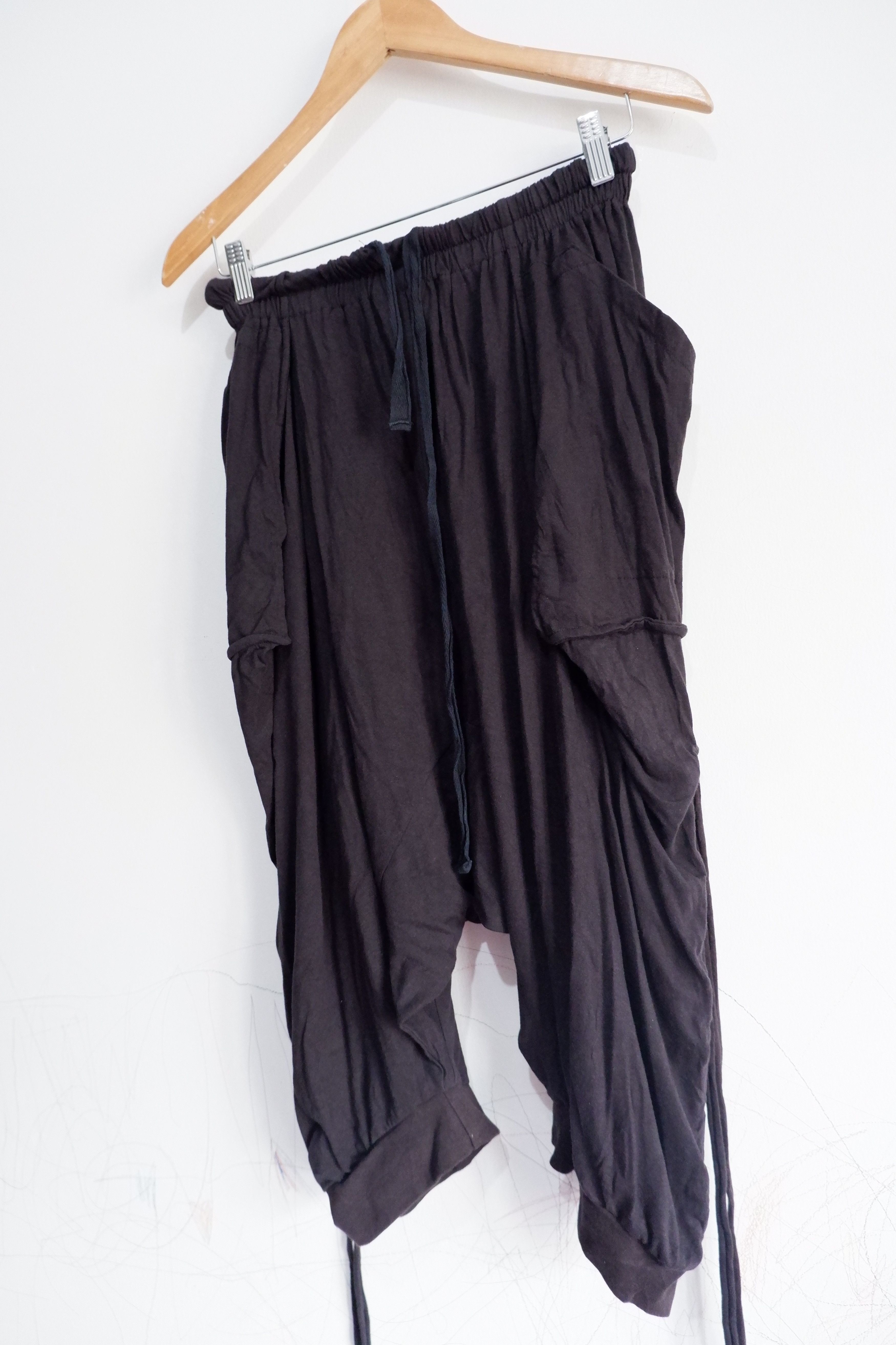 Japanese Brand Vintage Amina Drop Crotch Pants Size 26" / US 2 / IT 38 - 5 Thumbnail