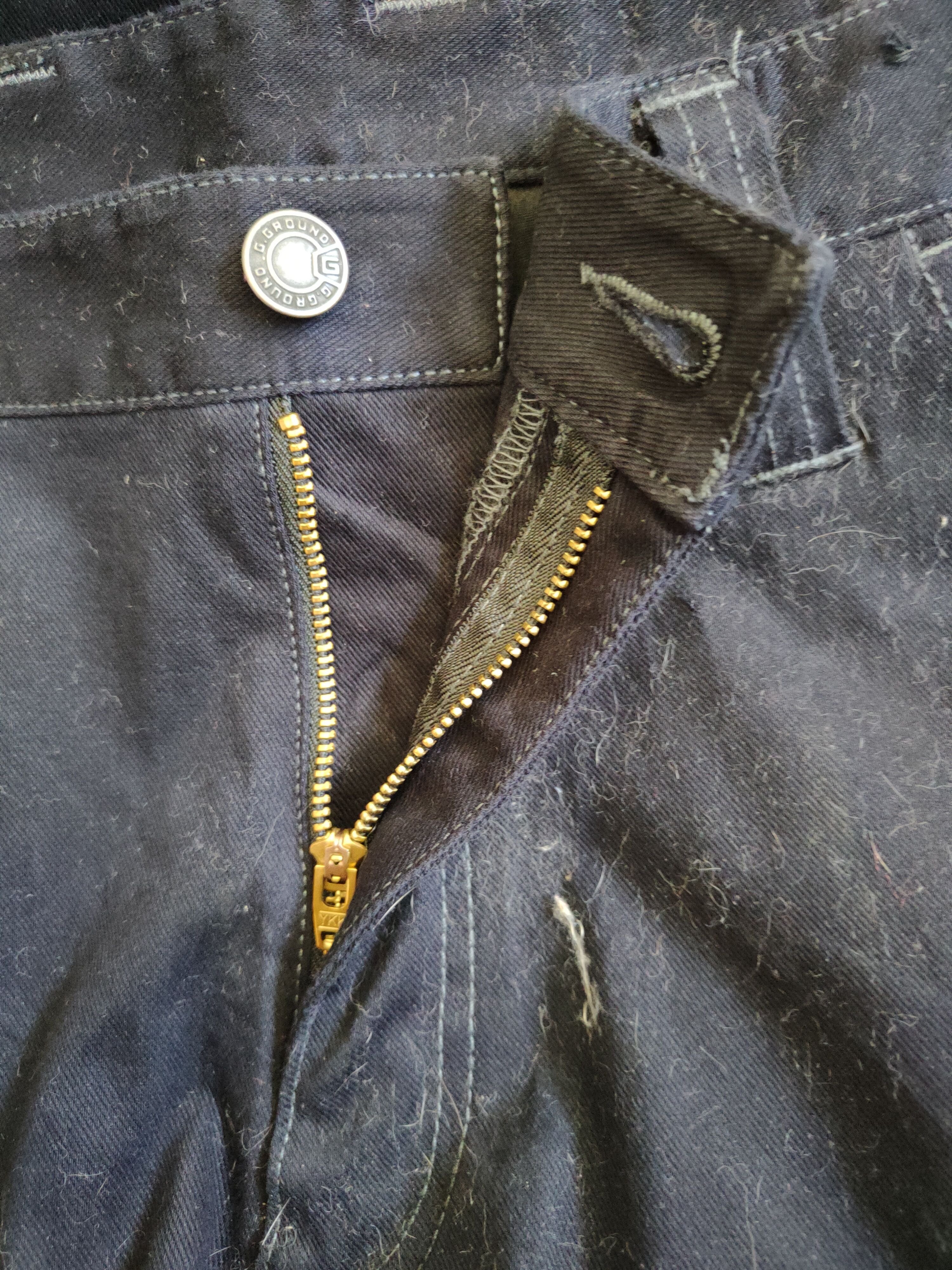 Japanese Brand G.Ground Dark Blue Multi Pocket Tactical Cargo Pants #S698 Size US 32 / EU 48 - 13 Thumbnail