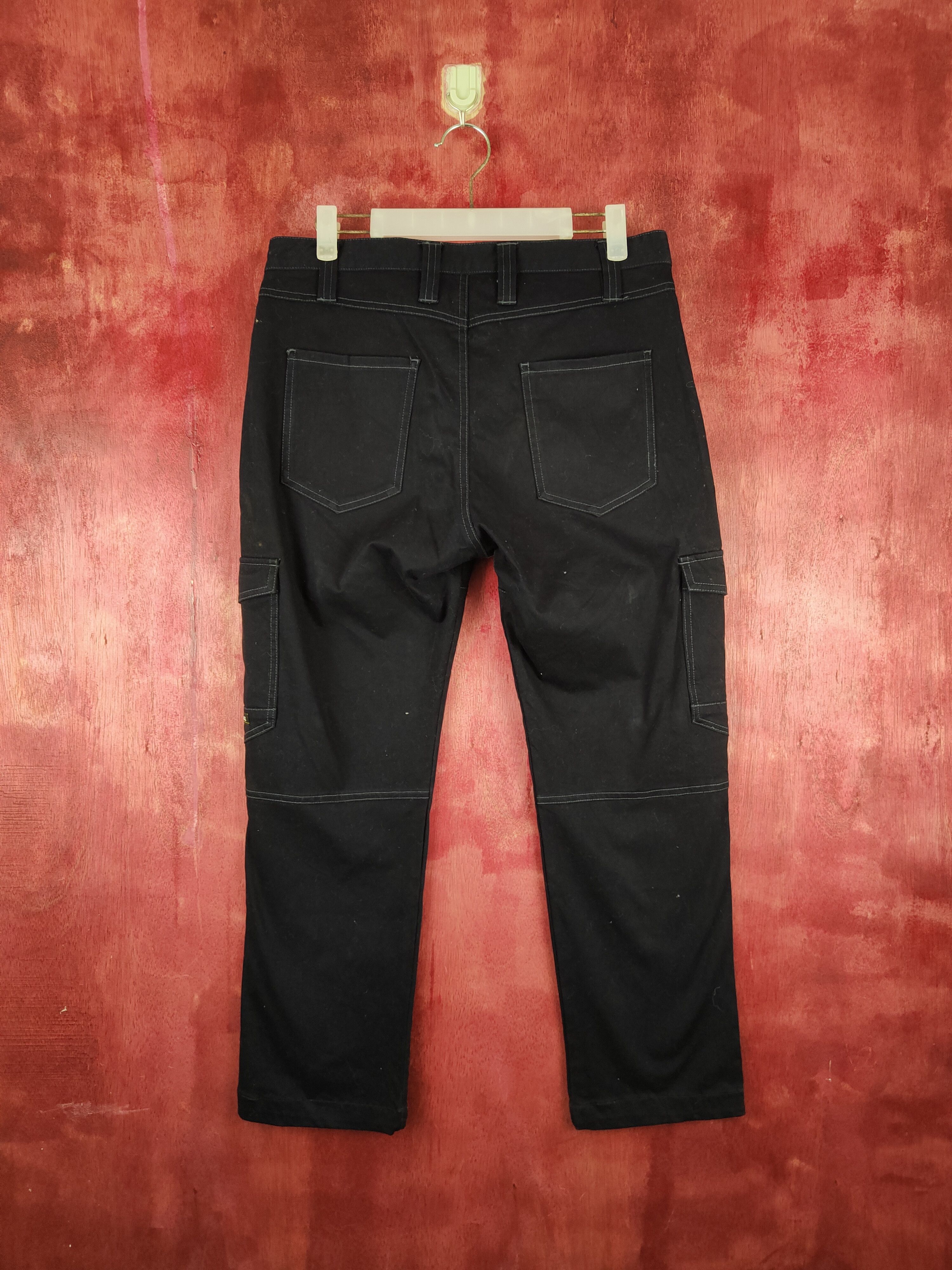Japanese Brand G.Ground Dark Blue Multi Pocket Tactical Cargo Pants #S698 Size US 32 / EU 48 - 8 Thumbnail