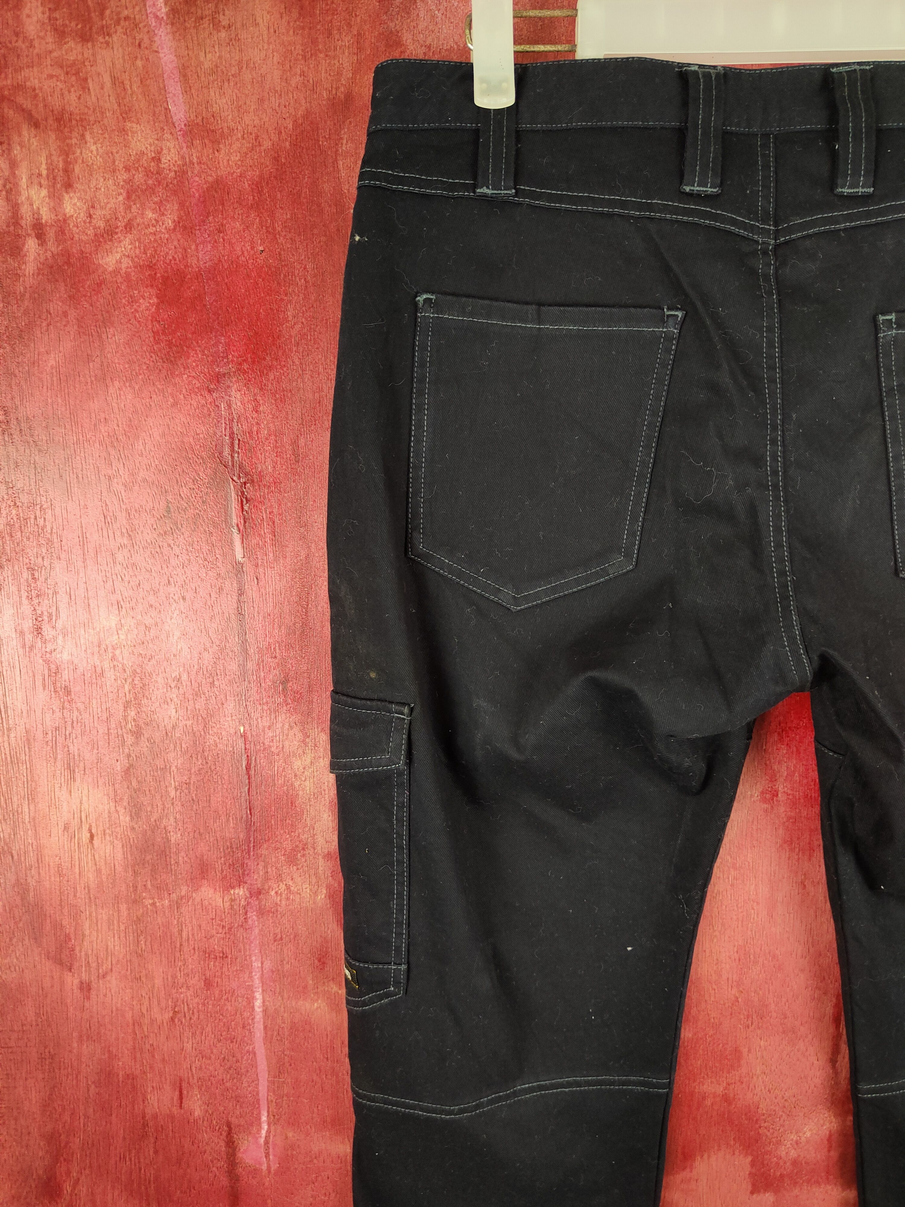 Japanese Brand G.Ground Dark Blue Multi Pocket Tactical Cargo Pants #S698 Size US 32 / EU 48 - 9 Thumbnail