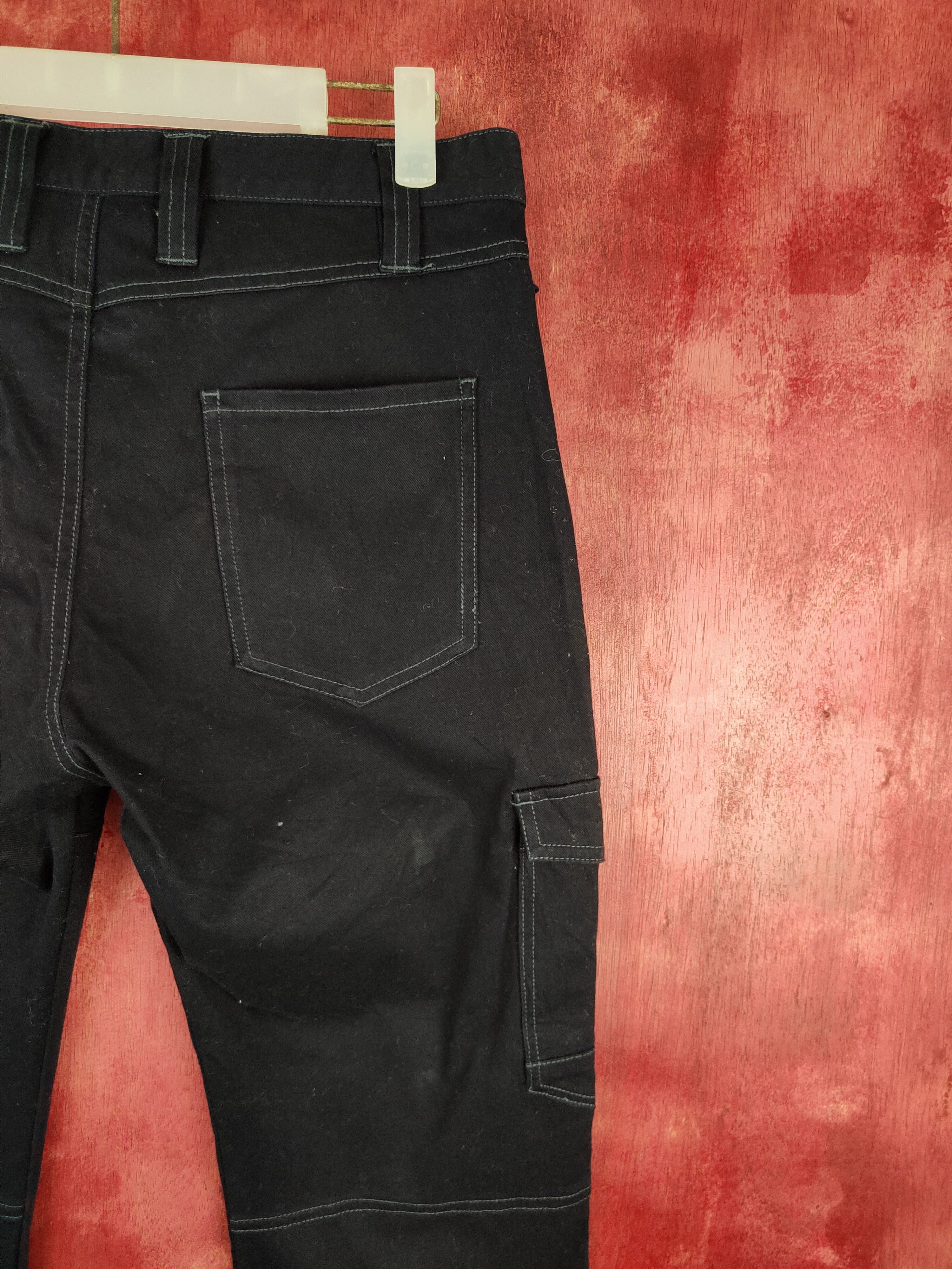 Japanese Brand G.Ground Dark Blue Multi Pocket Tactical Cargo Pants #S698 Size US 32 / EU 48 - 11 Thumbnail