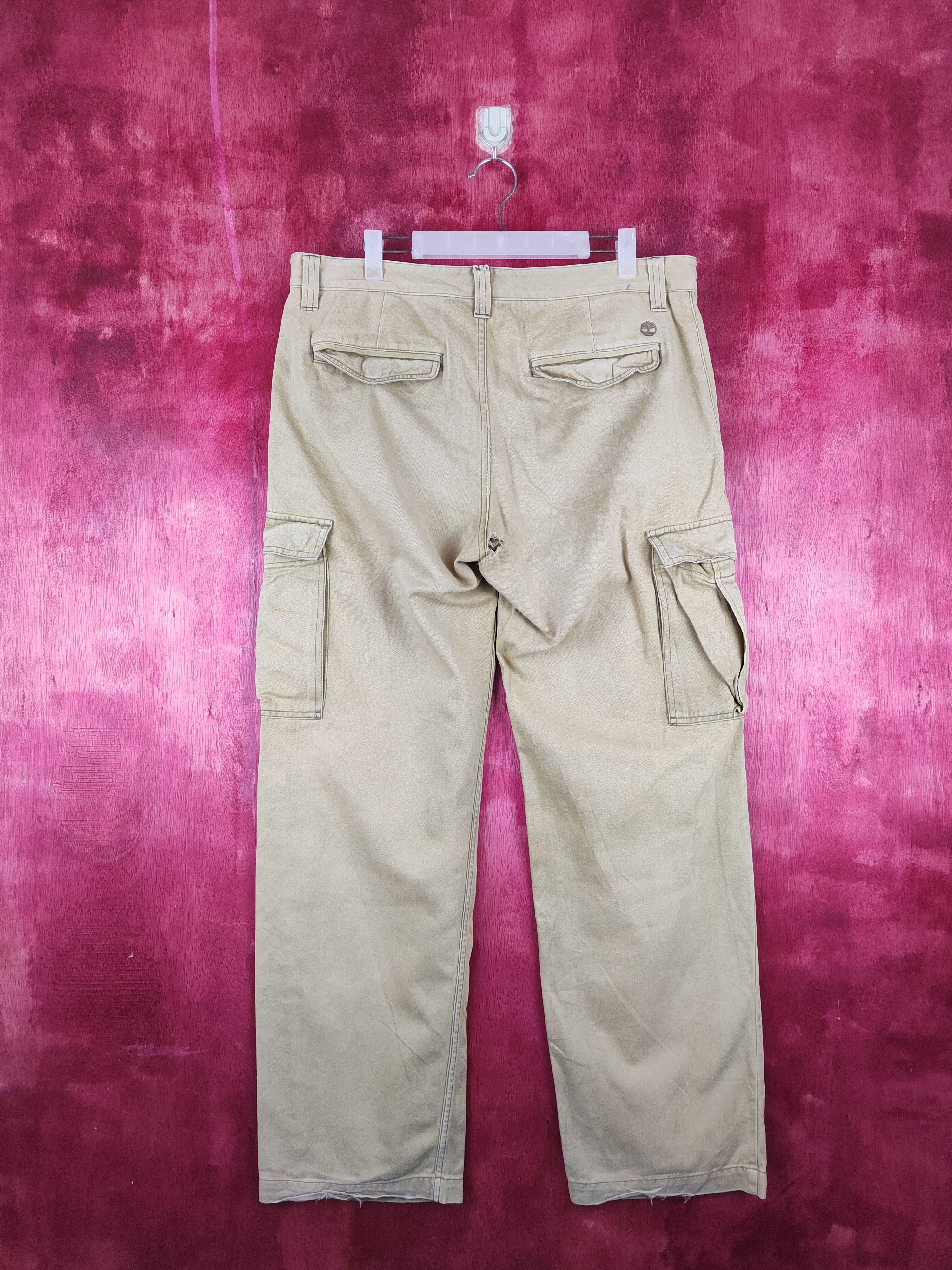 Timberland Timberland Mustard Multi Pocket Tactical Cargo Pants #S699 Size US 35 - 7 Thumbnail