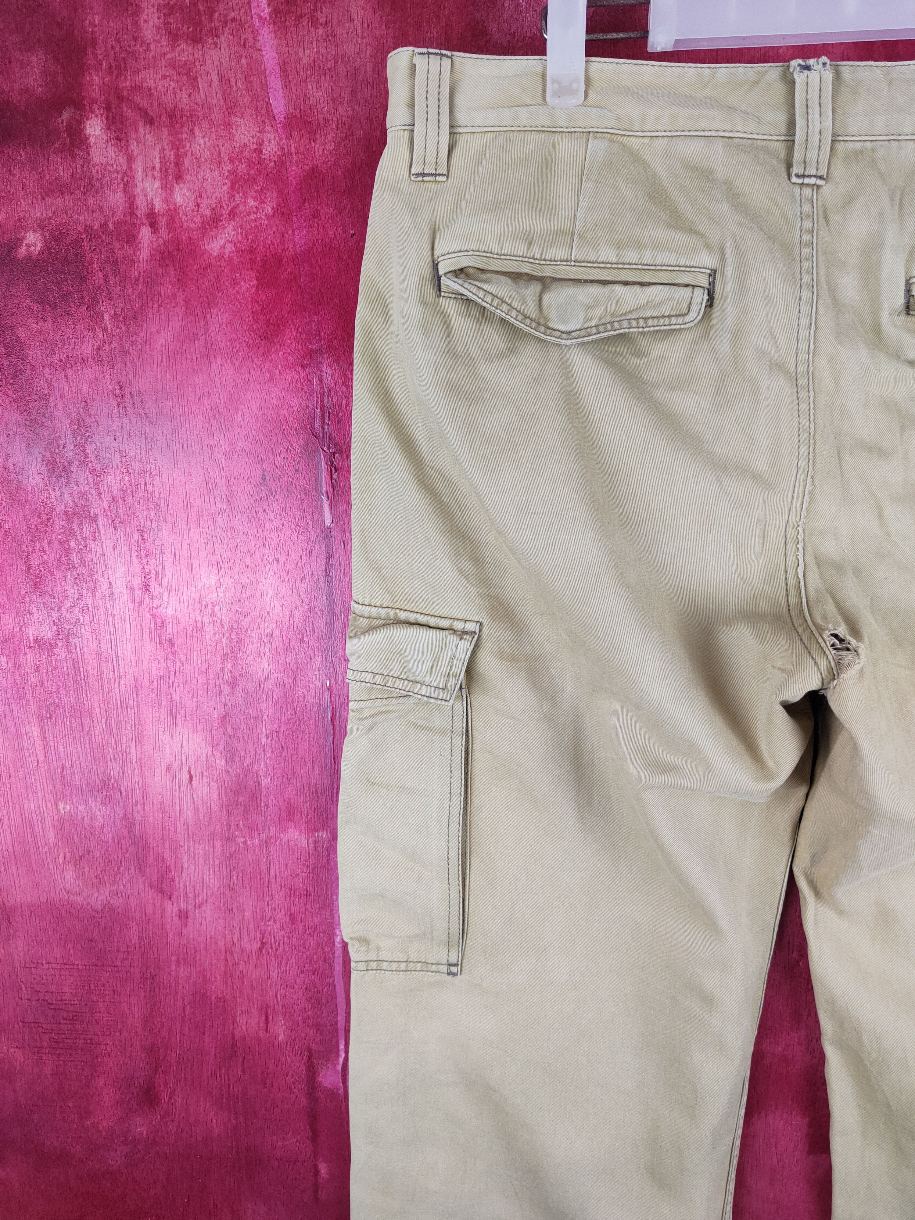 Timberland Timberland Mustard Multi Pocket Tactical Cargo Pants #S699 Size US 35 - 10 Thumbnail