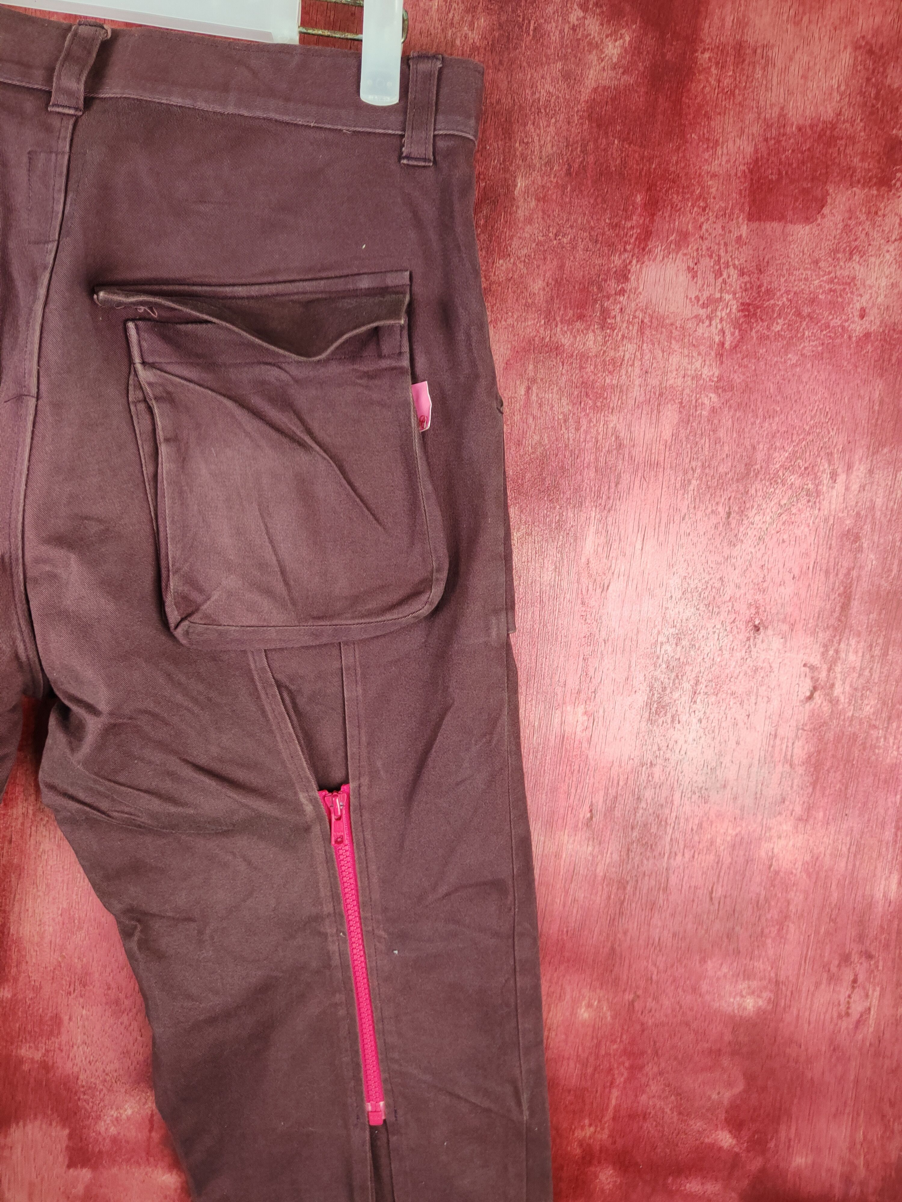 WHIZ LIMITED DL Whiz Maroon Multi Pocket Tactical Cargo Pants #S702 Size US 30 / EU 46 - 6 Thumbnail
