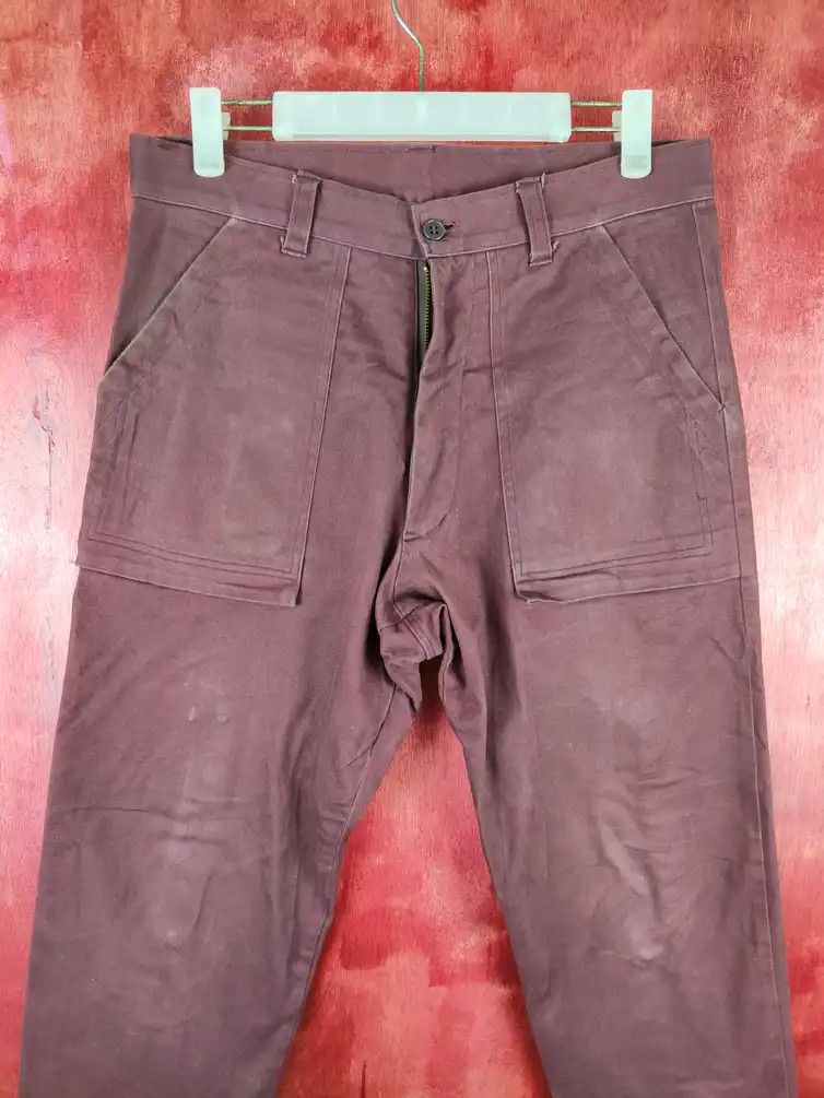 WHIZ LIMITED DL Whiz Maroon Multi Pocket Tactical Cargo Pants #S702 Size US 30 / EU 46 - 16 Thumbnail