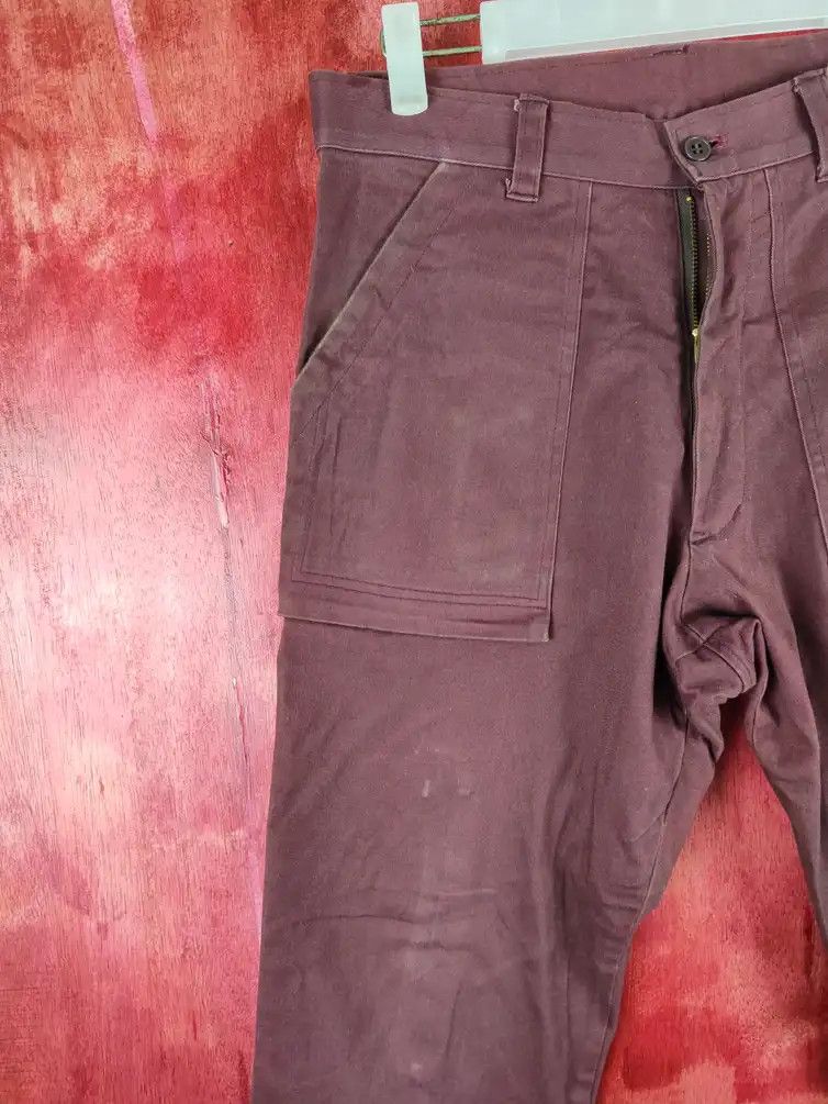WHIZ LIMITED DL Whiz Maroon Multi Pocket Tactical Cargo Pants #S702 Size US 30 / EU 46 - 15 Thumbnail