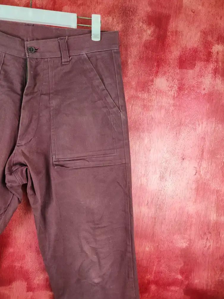 WHIZ LIMITED DL Whiz Maroon Multi Pocket Tactical Cargo Pants #S702 Size US 30 / EU 46 - 12 Thumbnail