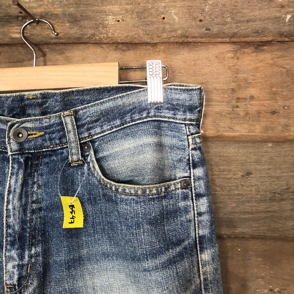 Uniqlo DLS Uniqlo Blue Distressed Denim Pants #BB547 Size US 31 - 5 Thumbnail