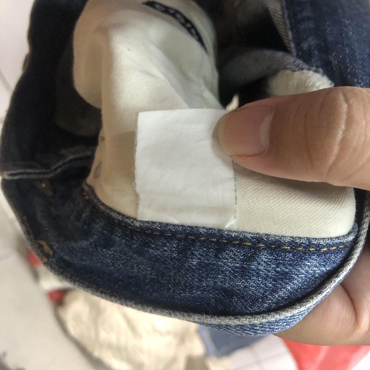 Uniqlo DLS Uniqlo Blue Distressed Denim Pants #BB547 Size US 31 - 14 Thumbnail