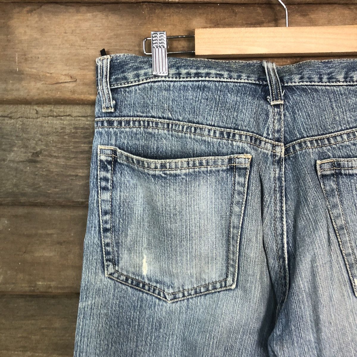 Japanese Brand DLS Japanese Brand Denim Distressed Denim Pants #BB548 Size US 32 / EU 48 - 14 Thumbnail