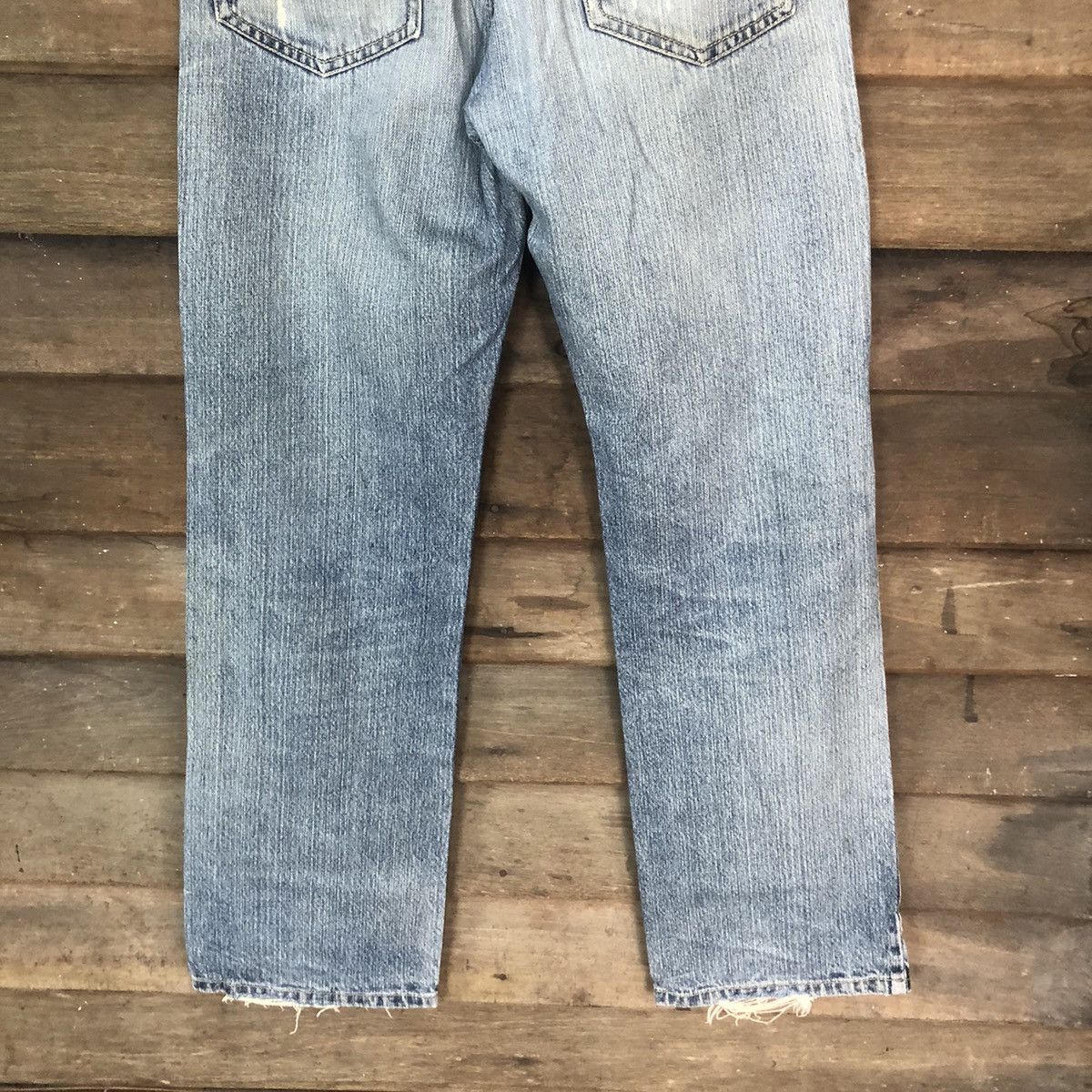 Japanese Brand DLS Japanese Brand Denim Distressed Denim Pants #BB548 Size US 32 / EU 48 - 13 Thumbnail