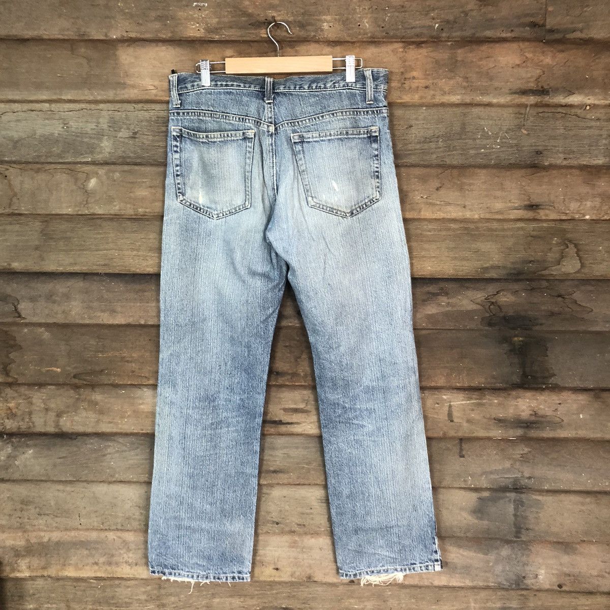 Japanese Brand DLS Japanese Brand Denim Distressed Denim Pants #BB548 Size US 32 / EU 48 - 11 Thumbnail