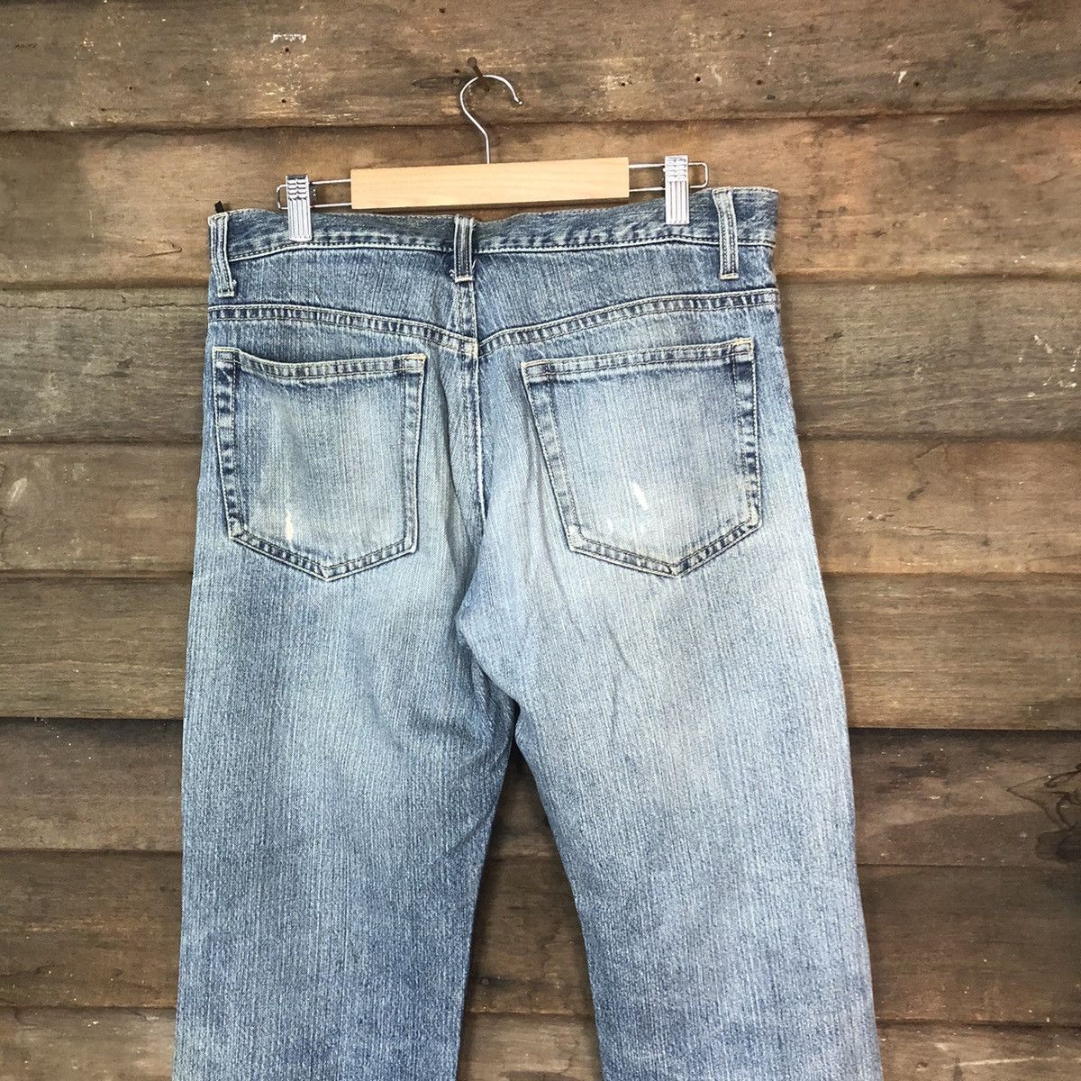 Japanese Brand DLS Japanese Brand Denim Distressed Denim Pants #BB548 Size US 32 / EU 48 - 12 Thumbnail