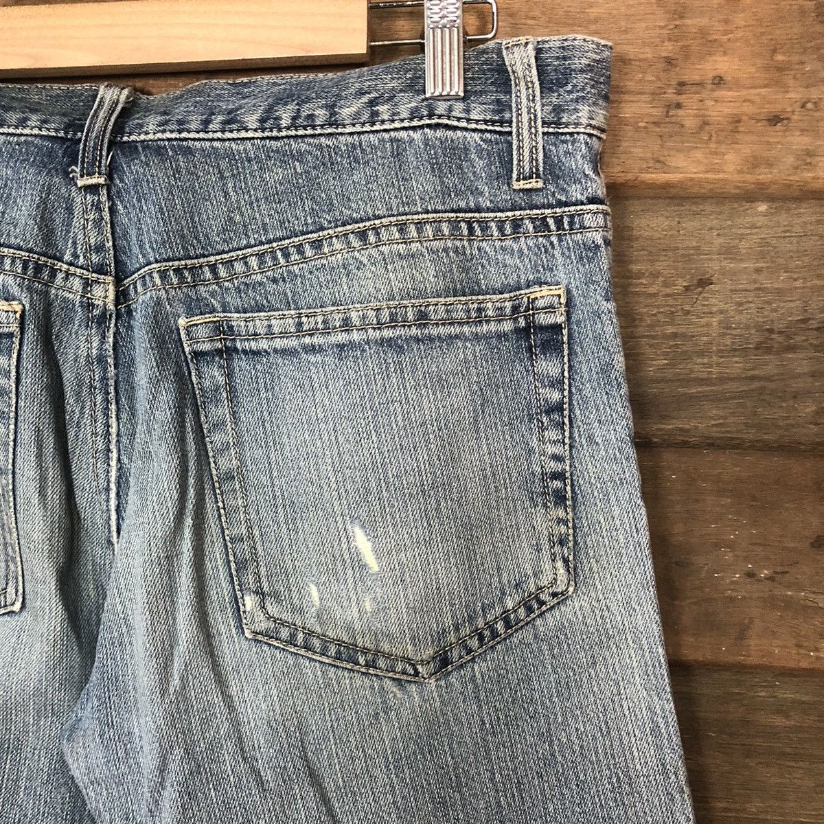Japanese Brand DLS Japanese Brand Denim Distressed Denim Pants #BB548 Size US 32 / EU 48 - 15 Thumbnail