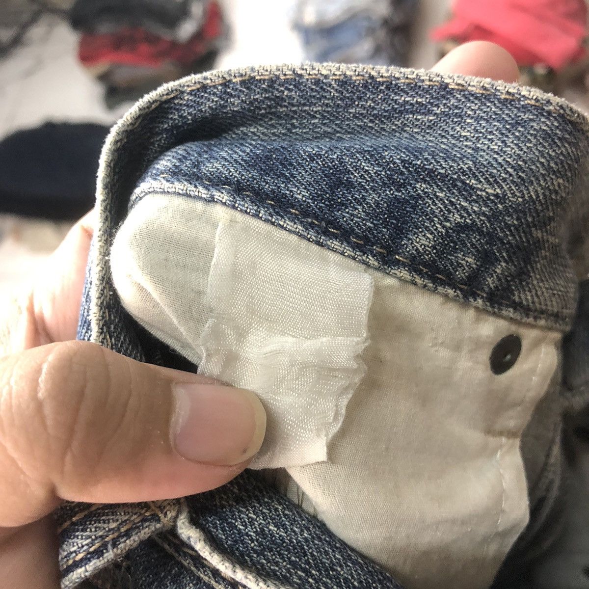 Japanese Brand DLS Japanese Brand Denim Distressed Denim Pants #BB548 Size US 32 / EU 48 - 16 Thumbnail