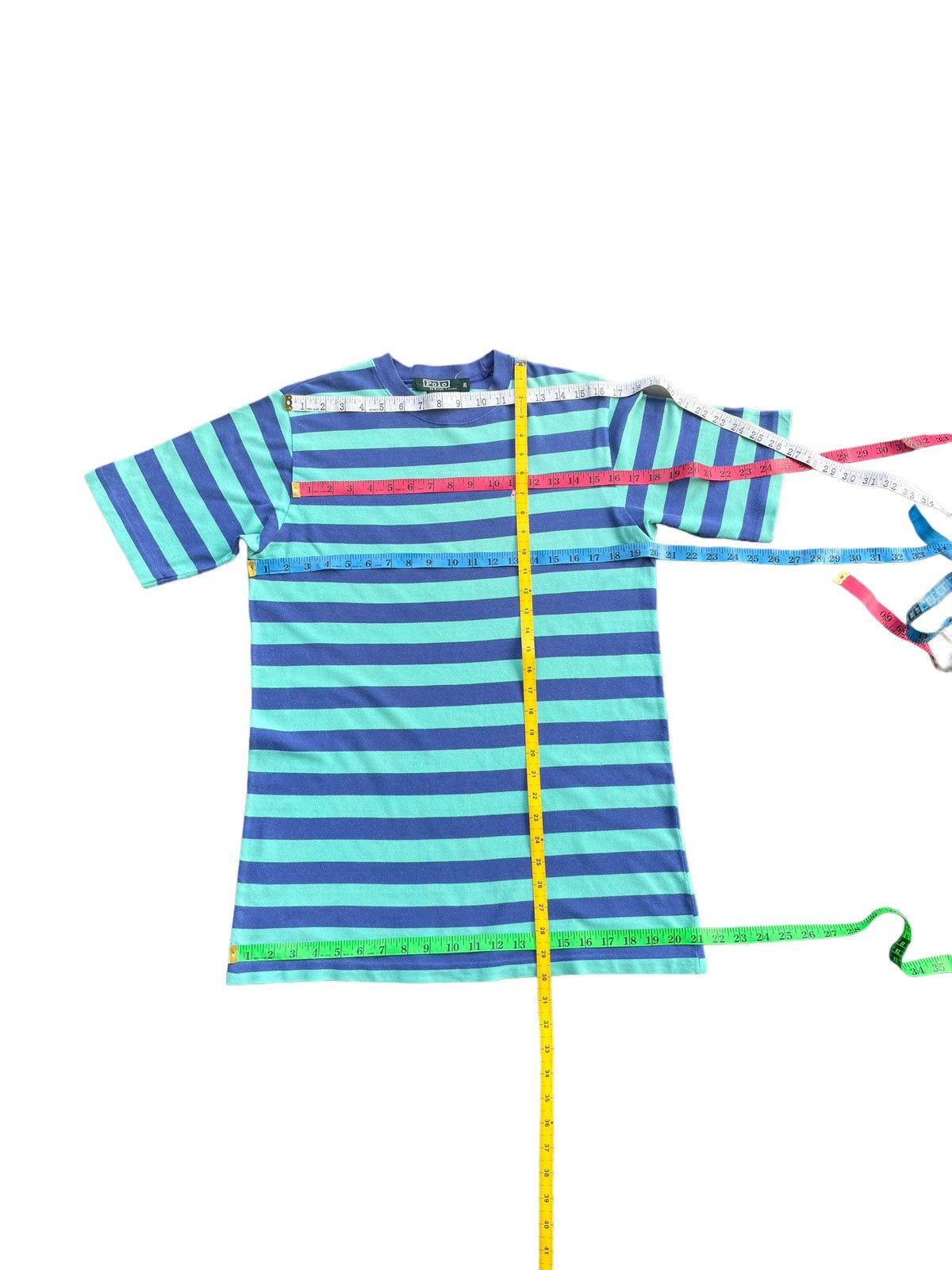 Le Grande Bleu (L.G.B.) Vintage Polo Ralph Lauren Tshirt Size US M / EU 48-50 / 2 - 9 Thumbnail
