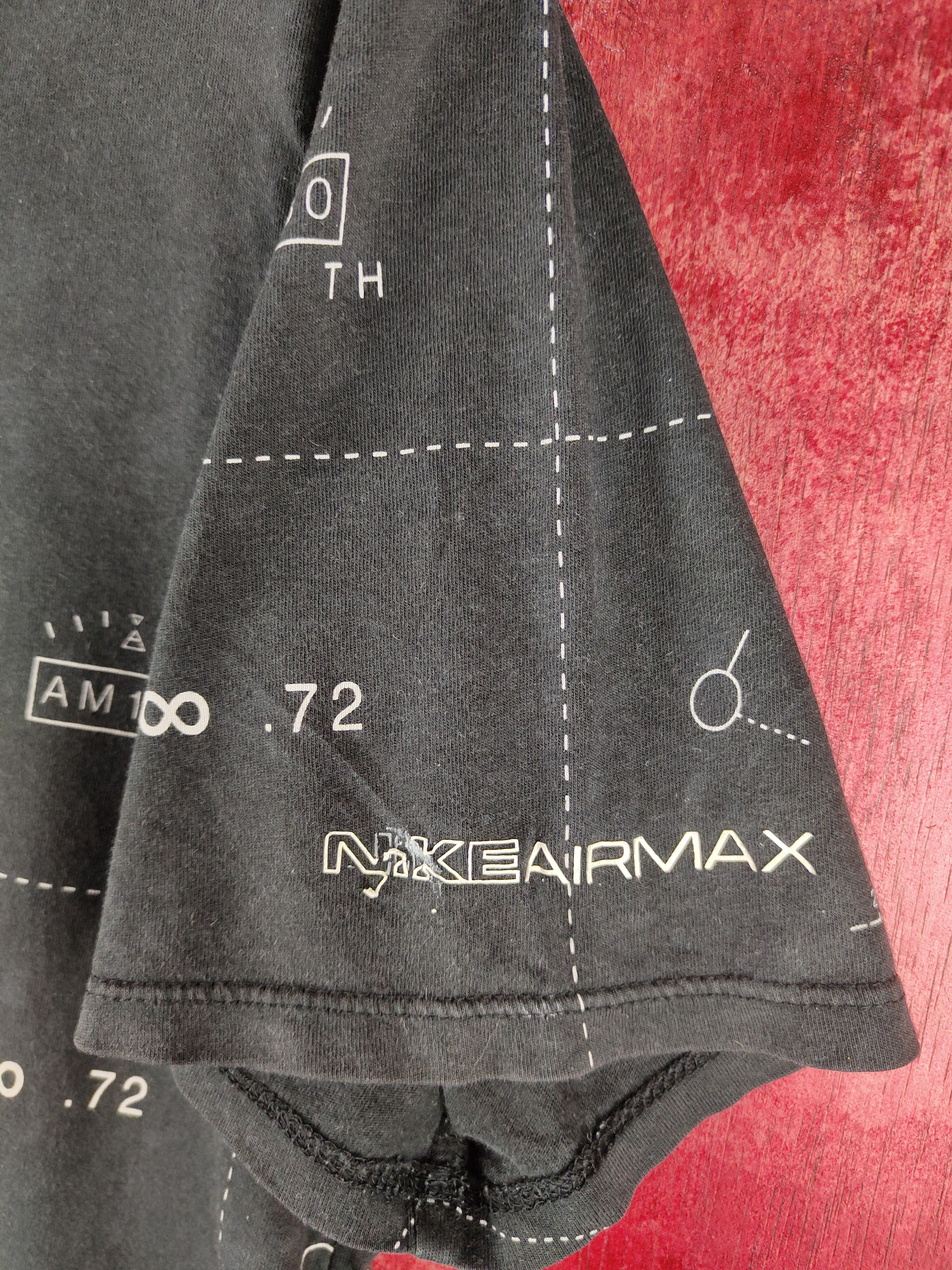 Nike Nike-Airmax Black Faded Short Sleeve T-shirt #S673 Size US M / EU 48-50 / 2 - 3 Thumbnail